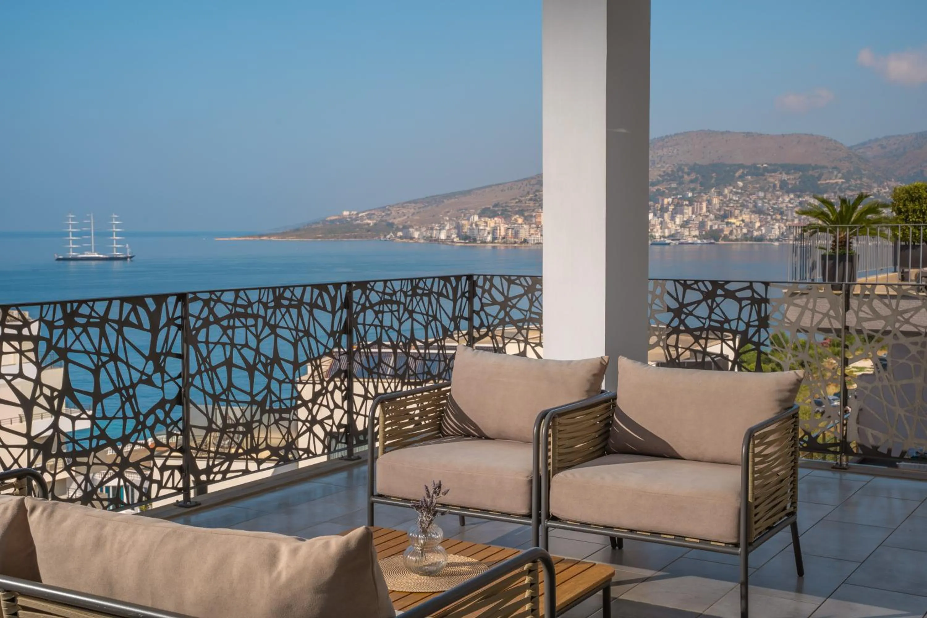 Balcony/Terrace in Glow Boutique Hotel & Suites