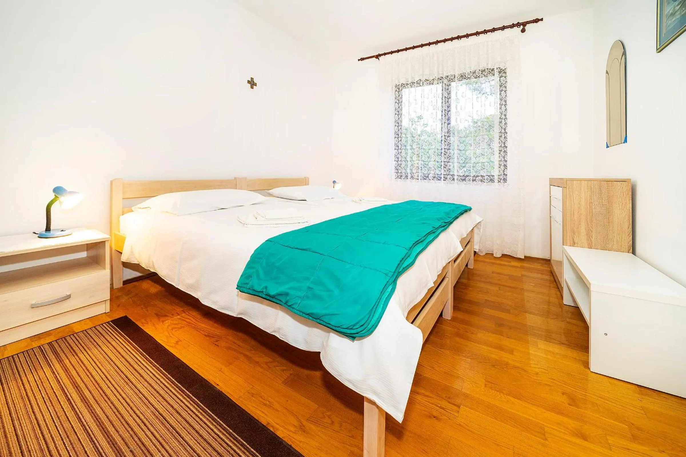 Bed in Apartments Jurina