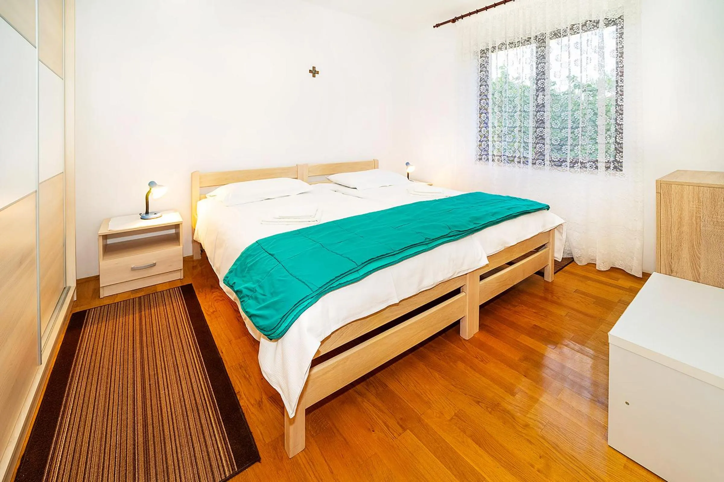Bed in Apartments Jurina