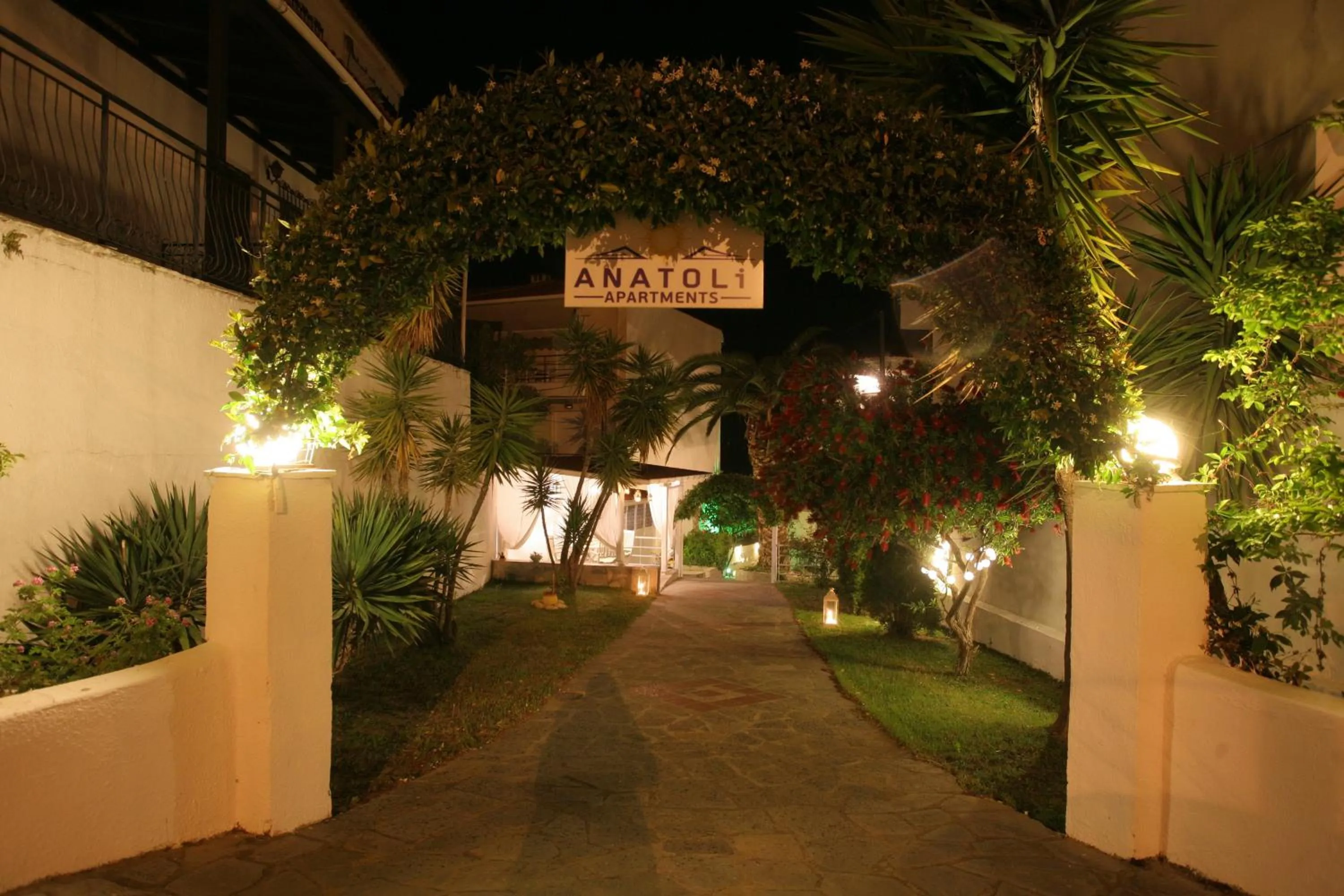 Facade/entrance in Anatoli Apartments Polichrono