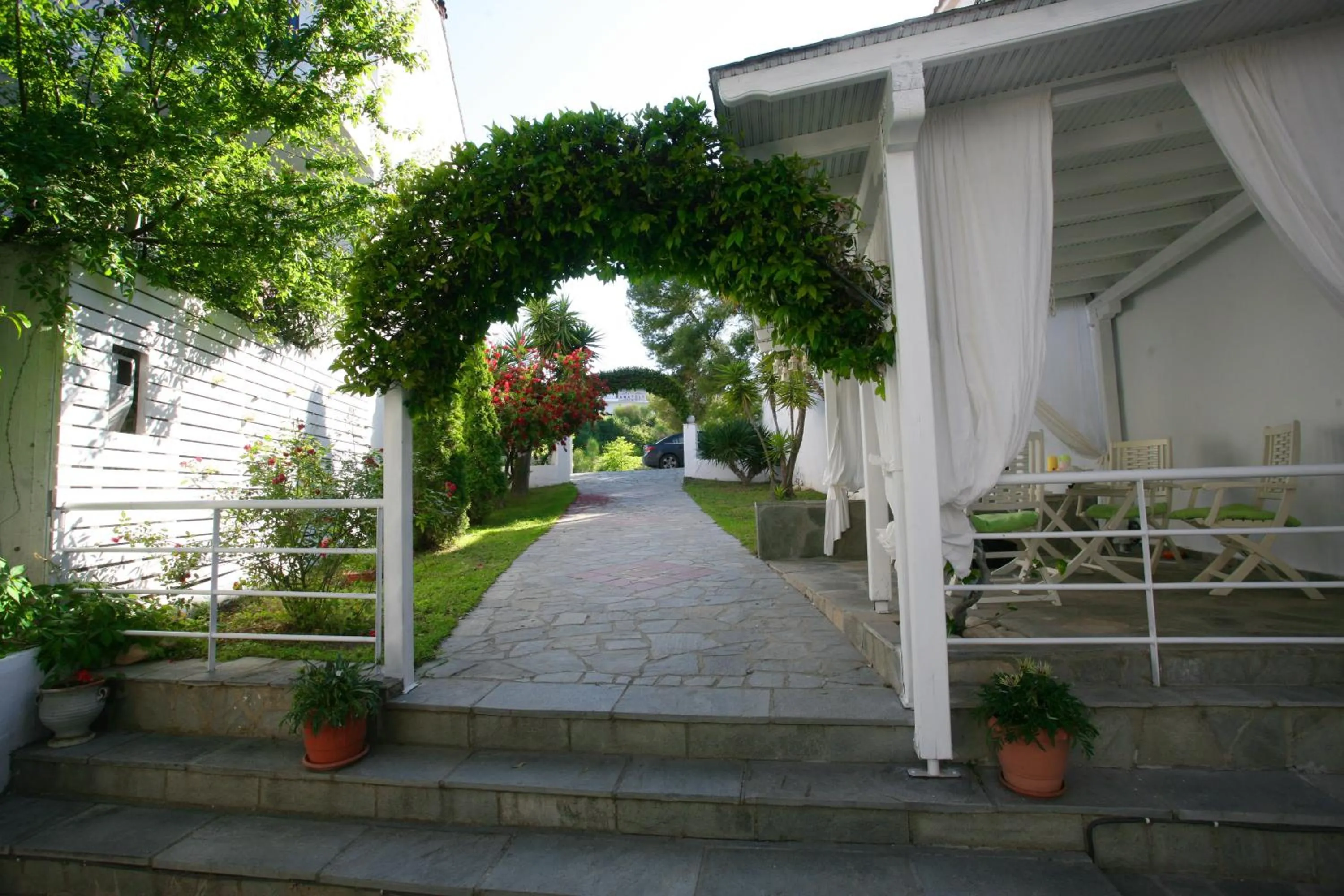 Garden in Anatoli Apartments Polichrono