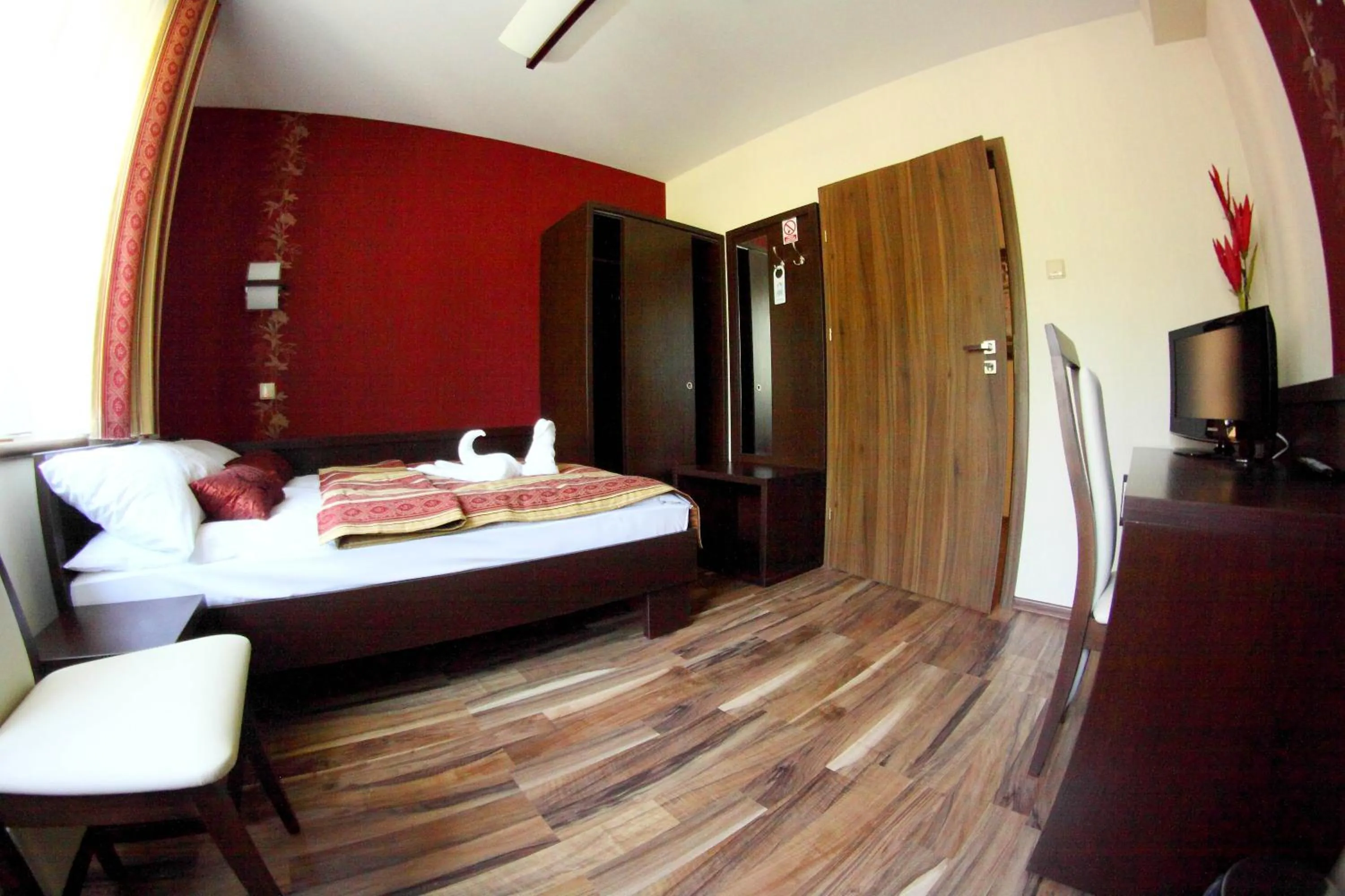 Bed in Hotel Mieszko