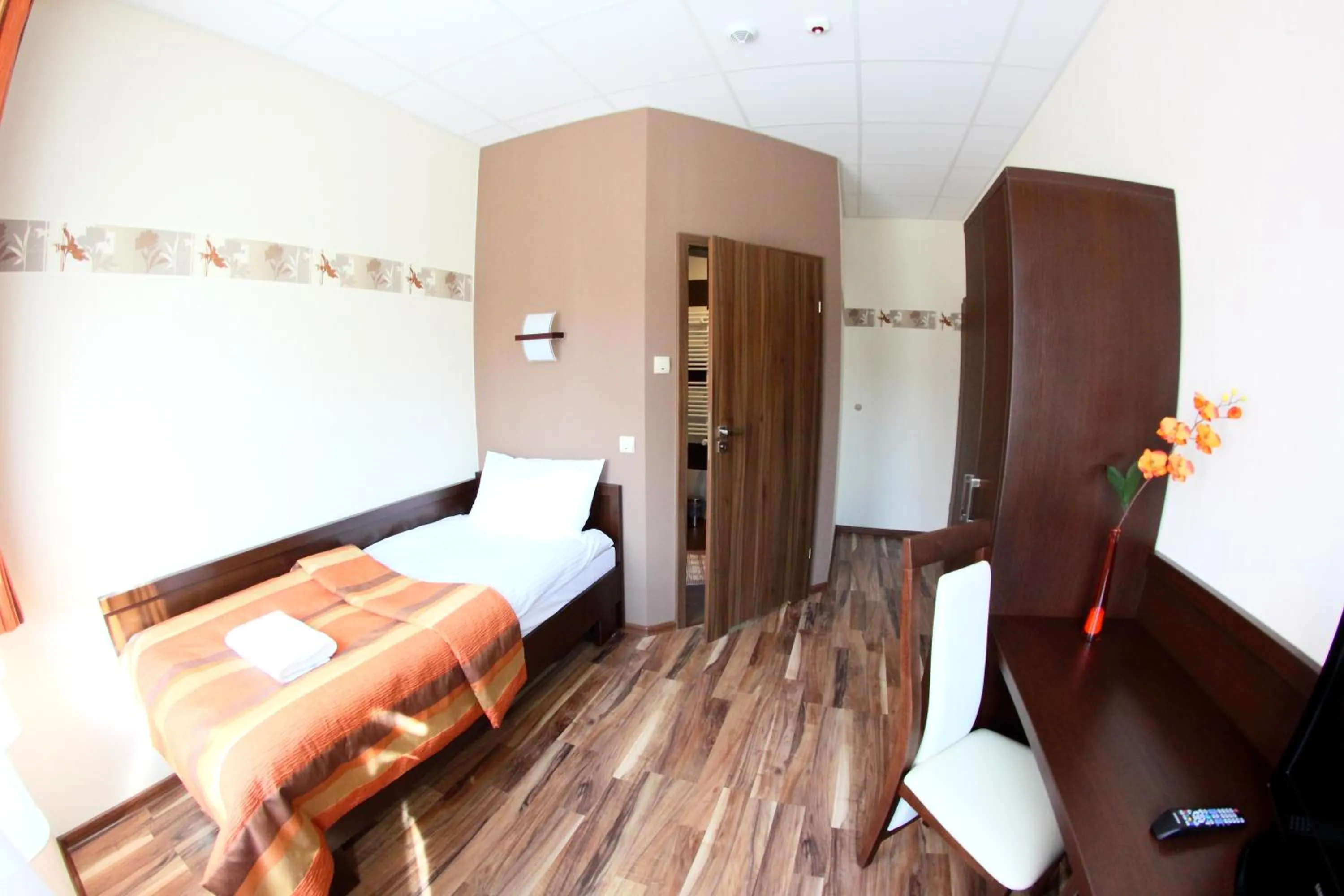 Bed in Hotel Mieszko