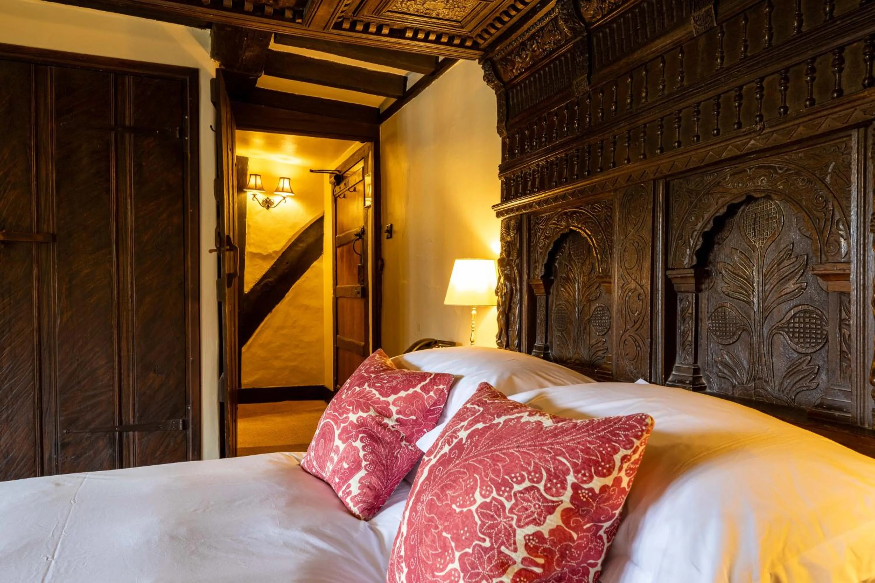 Bed in The Crown Inn