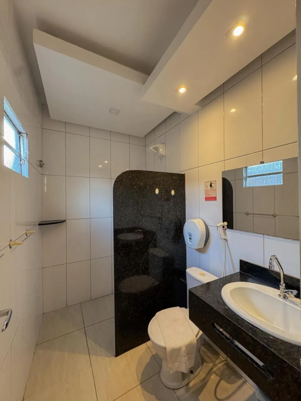 Toilet in Pousada do Rancho