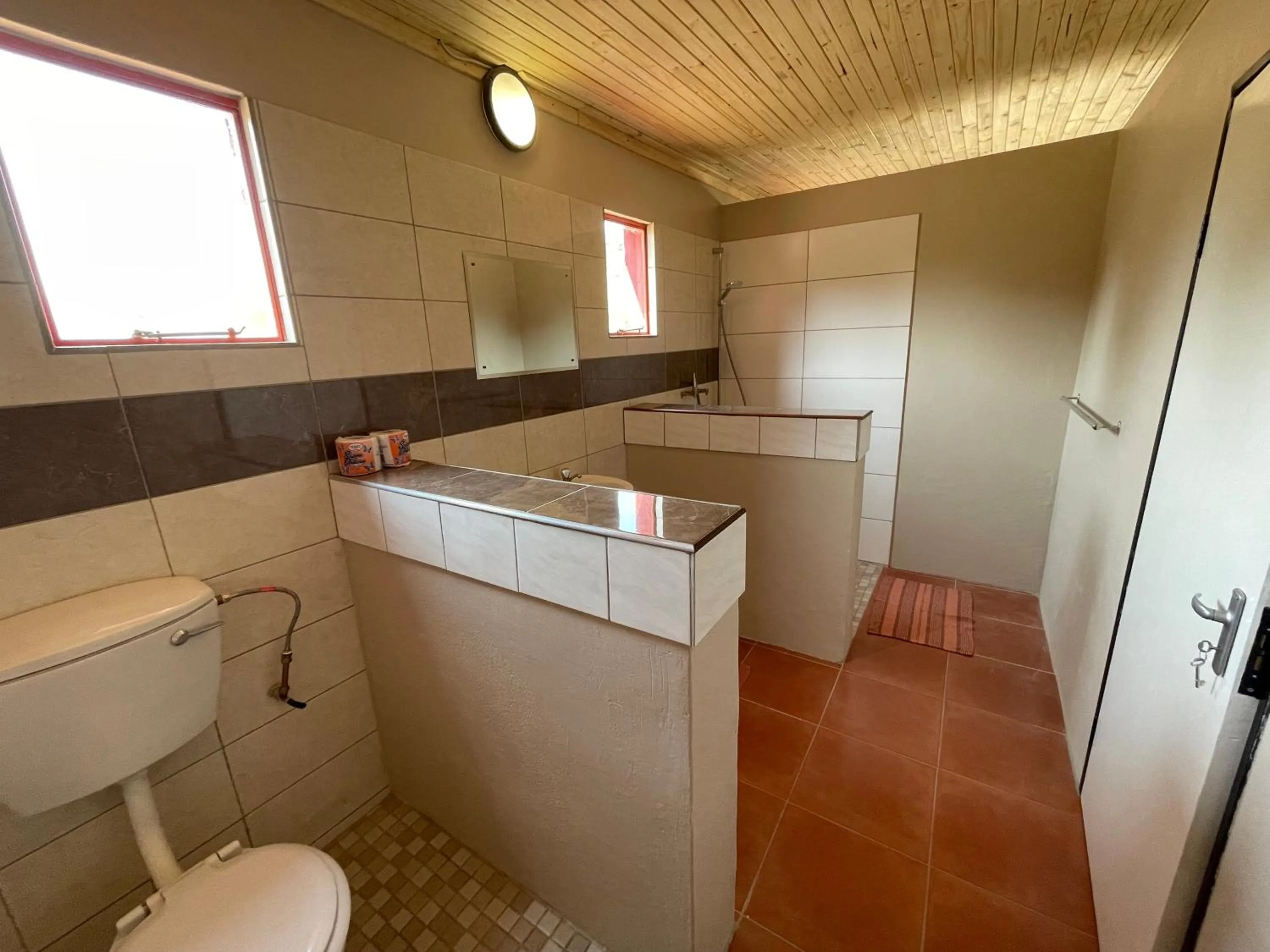 Shower in Düsternbrook Guest Farm