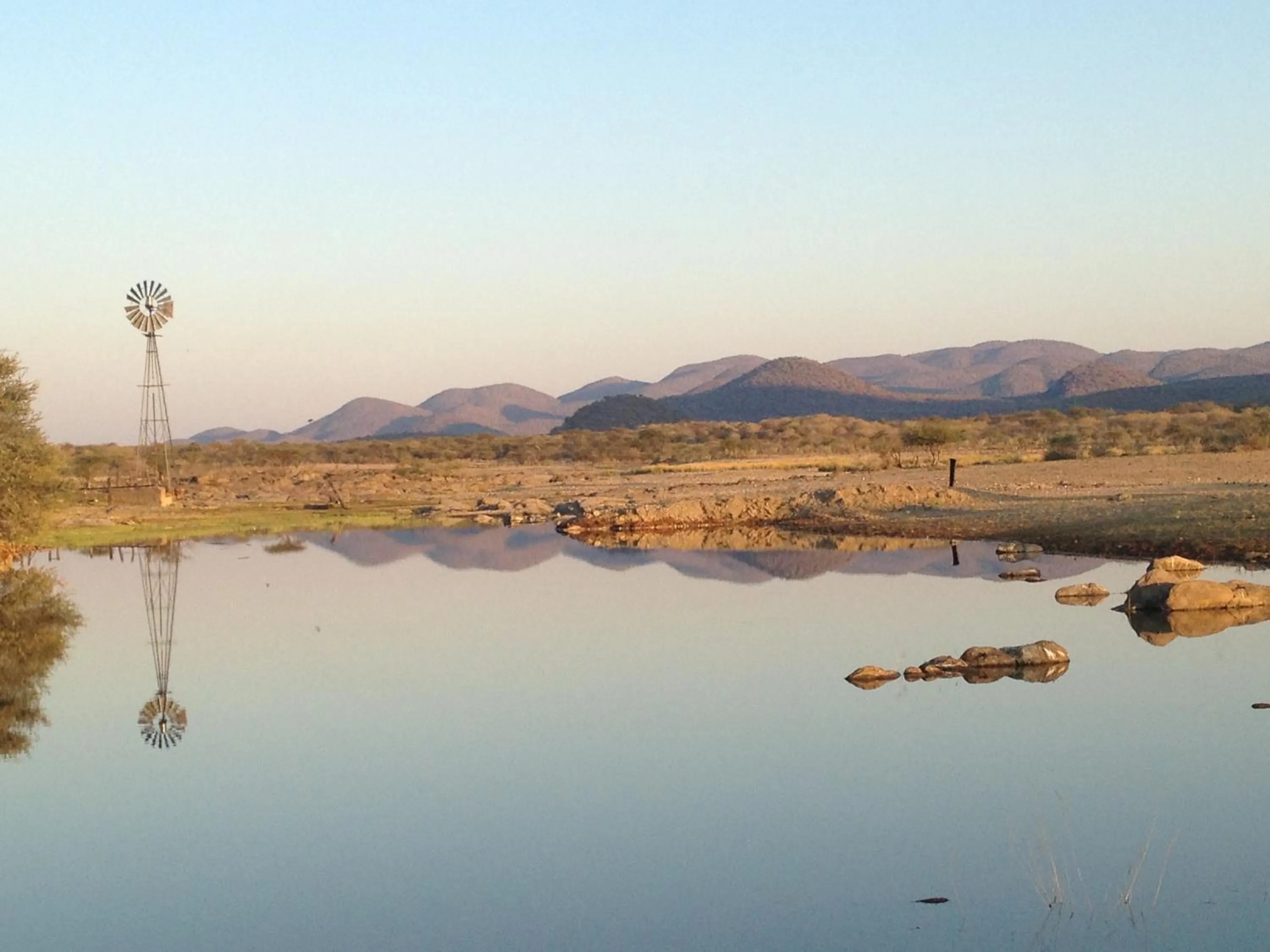 Lake view in Düsternbrook Guest Farm