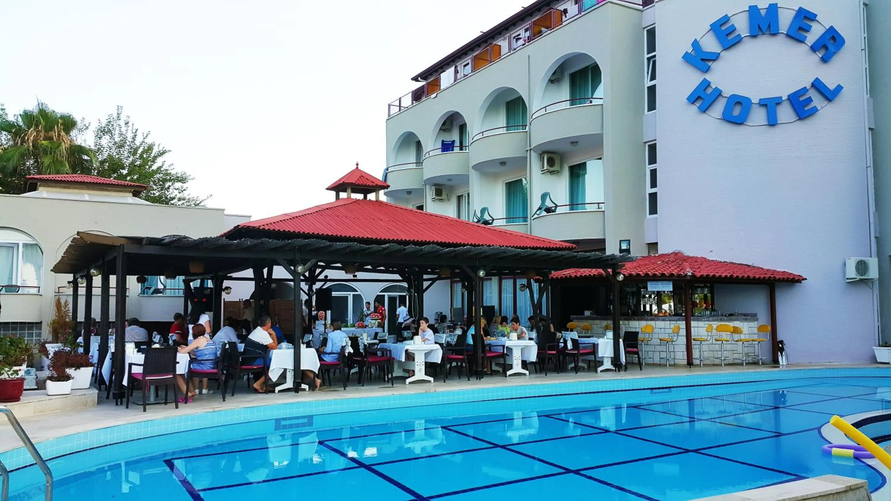 Pool view in Kemer Hotel