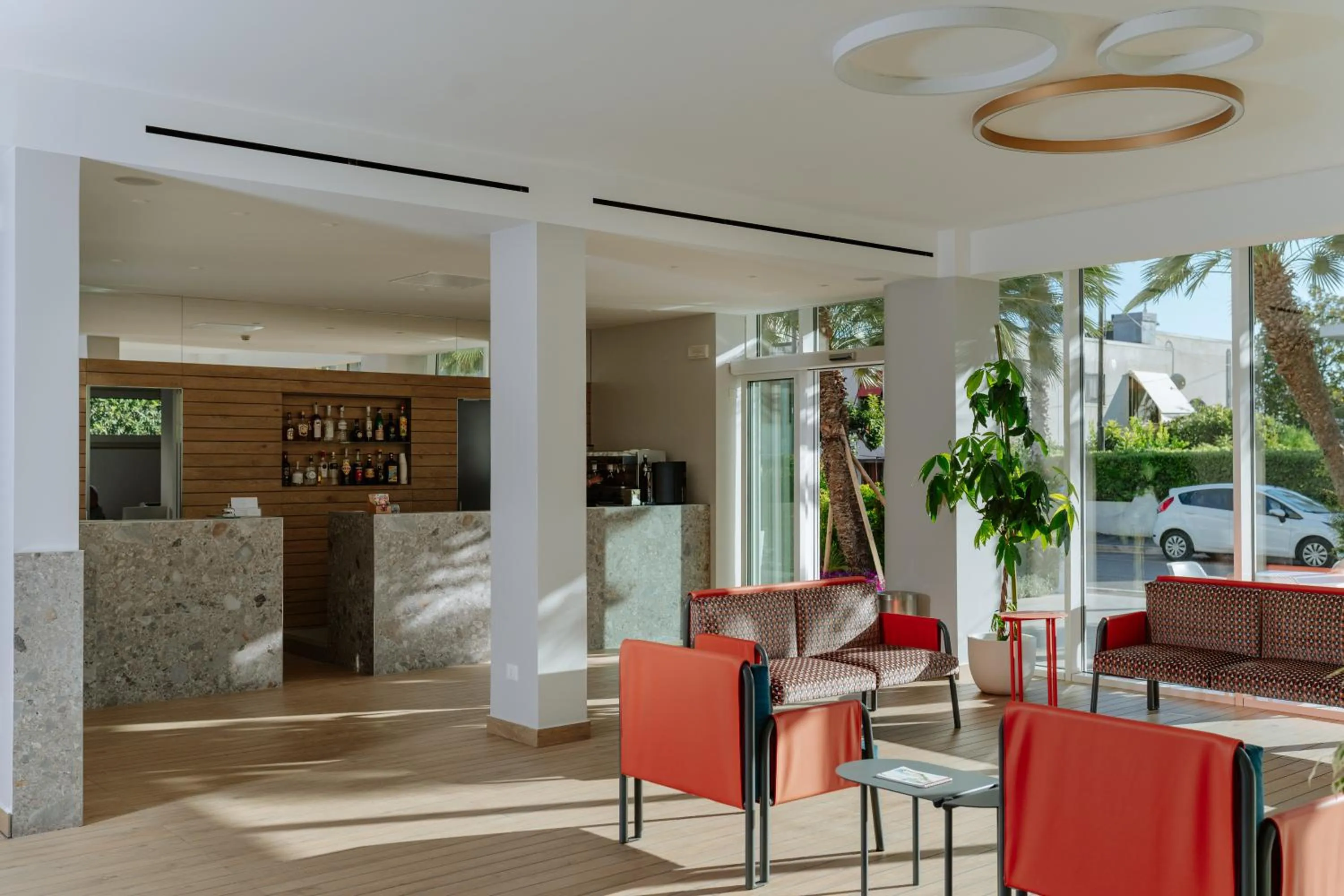 Lobby or reception in Hotel Caravel