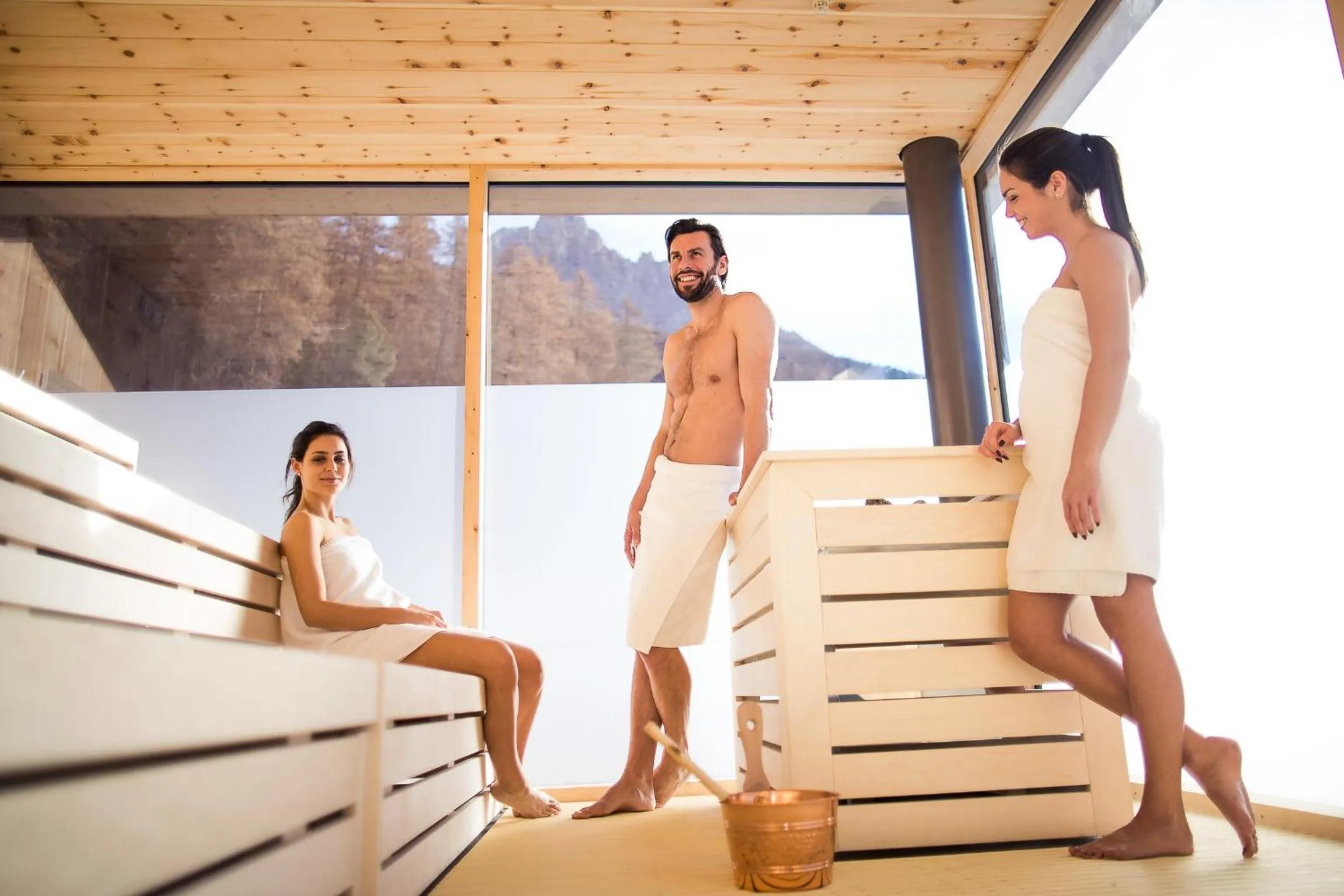 Sauna in Hotel Cristal