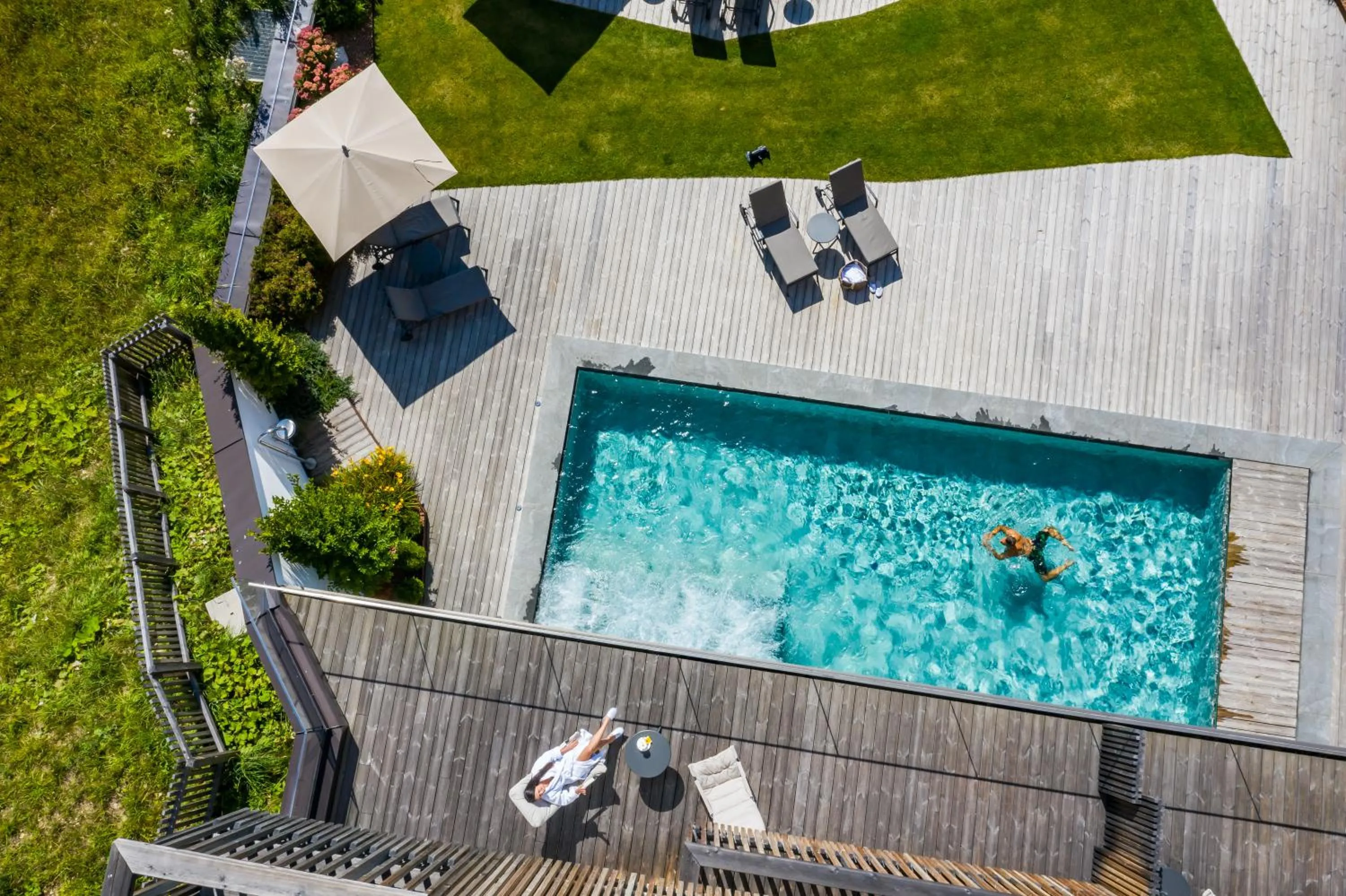 Swimming pool in Hotel Cristal