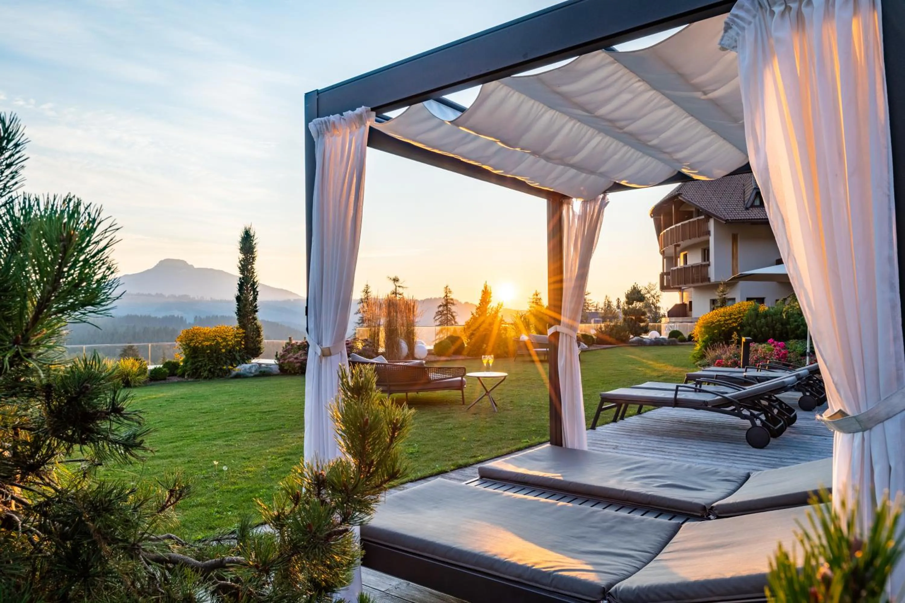 Garden in Hotel Cristal