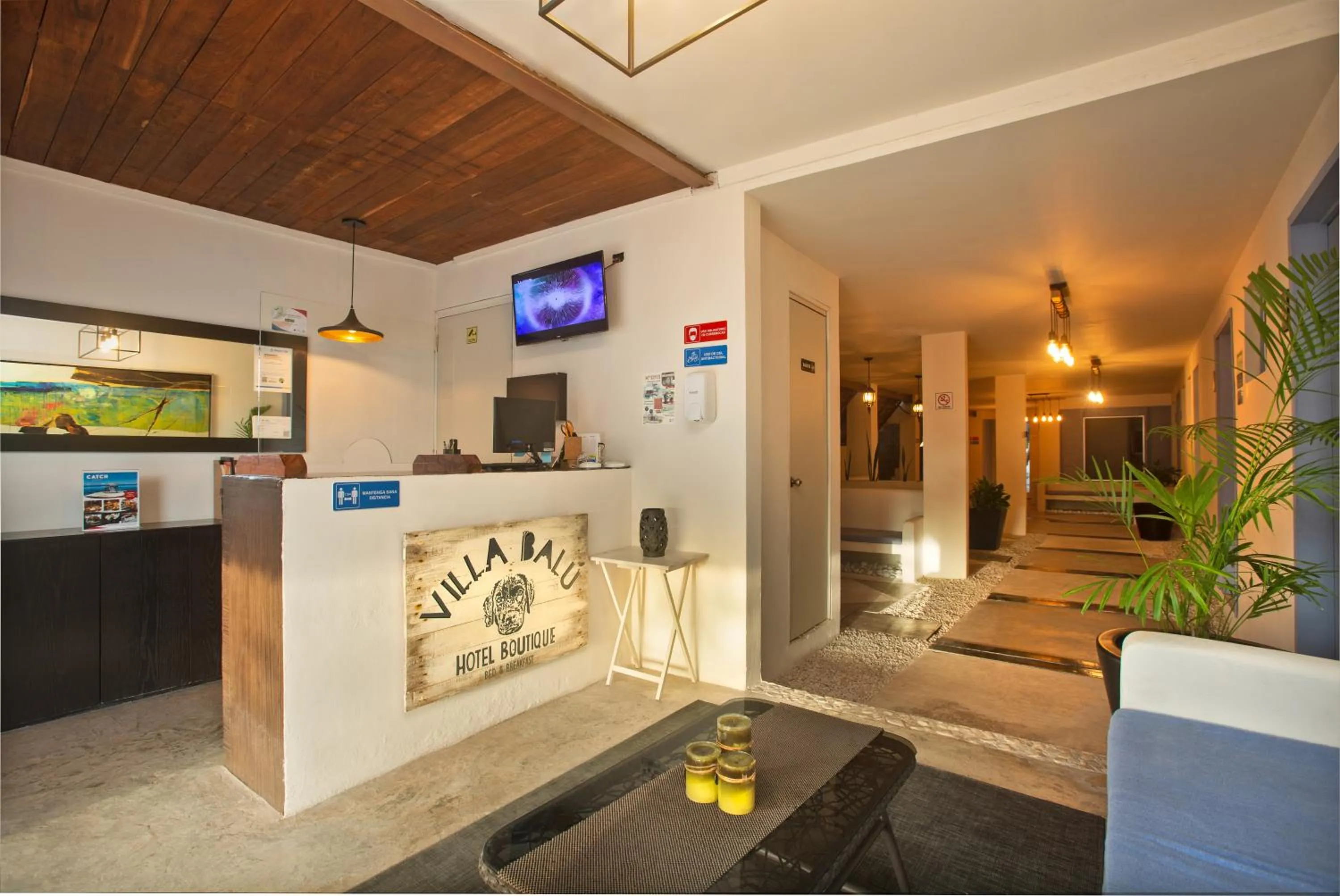 Lobby or reception in Hotel Villa Balu