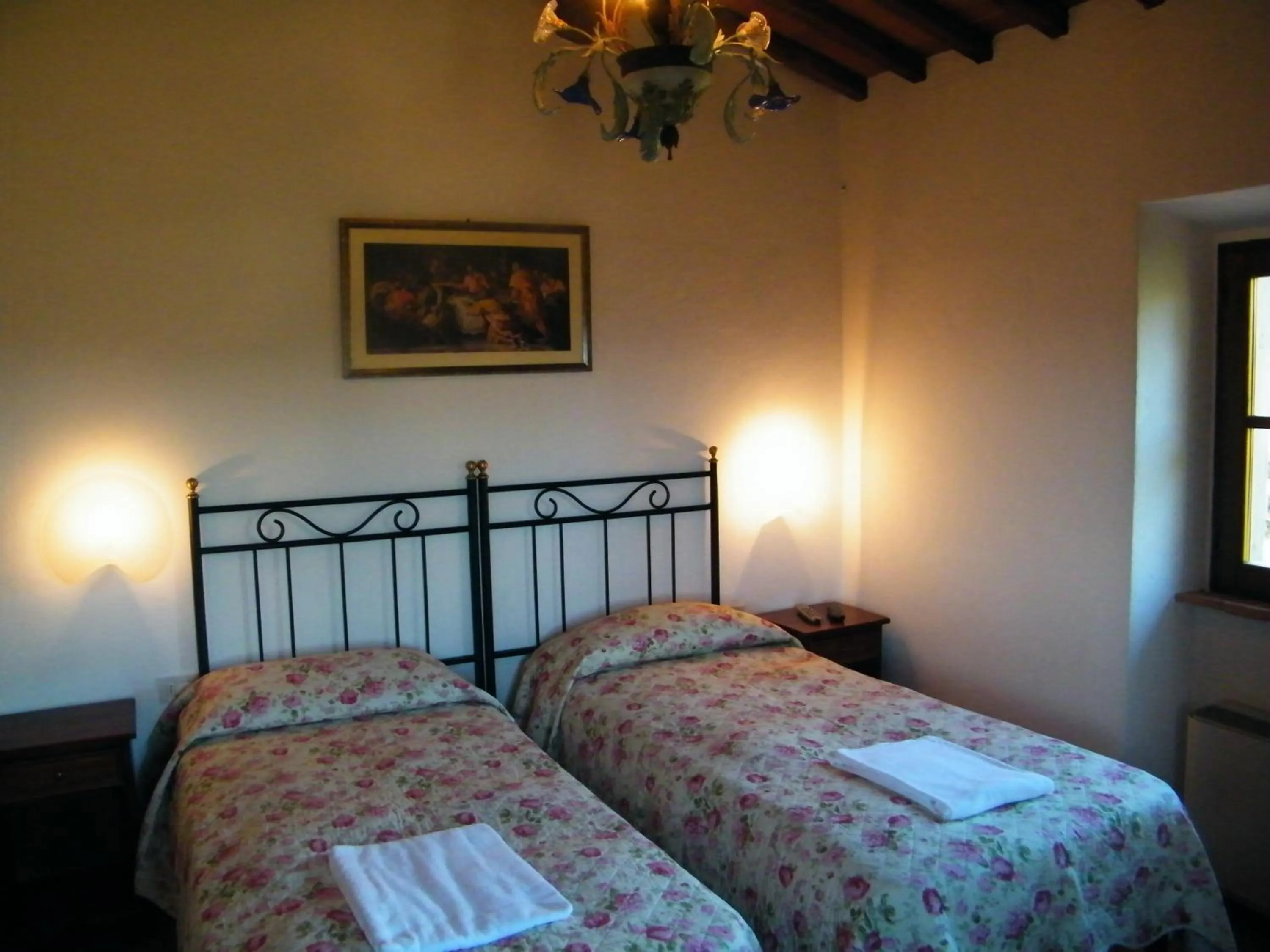 Bed in B&B La Fonte del Machiavelli