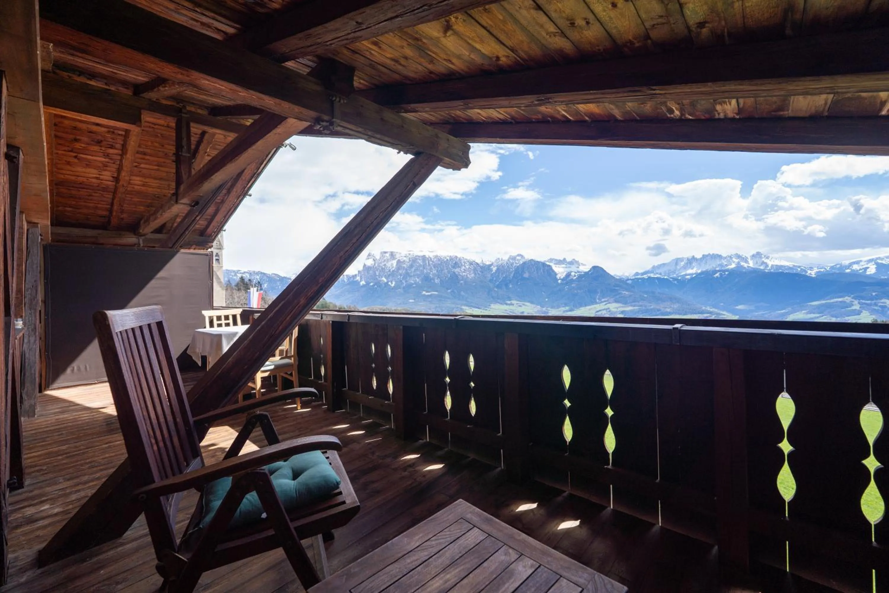 Balcony/Terrace in Hotel Ansitz Kematen ***S