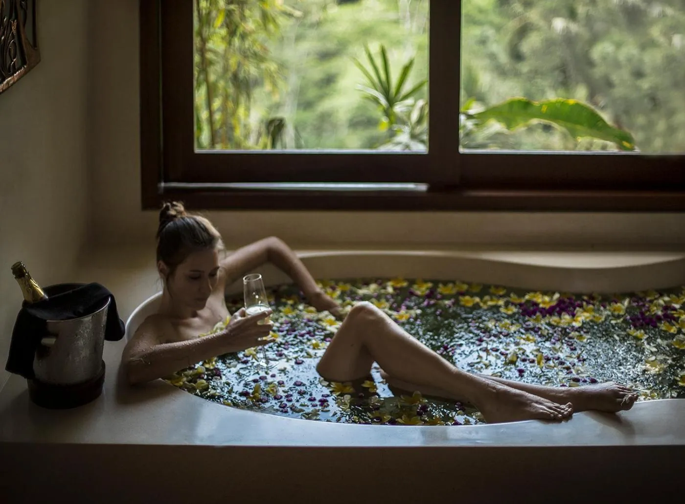 Shower in The Kayon Jungle Resort