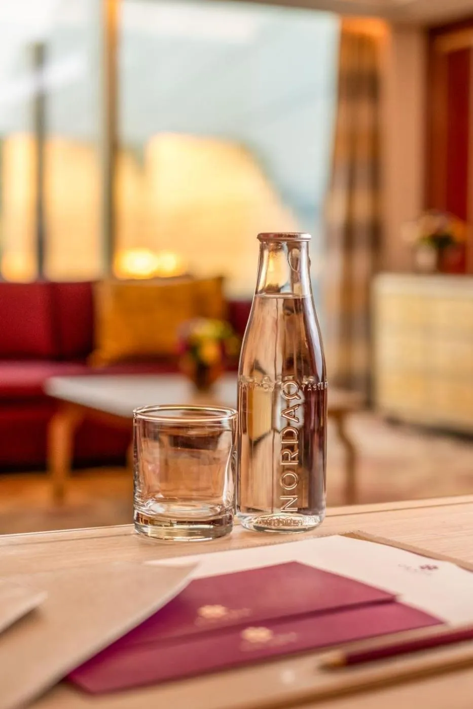 Seating area in Okada Manila