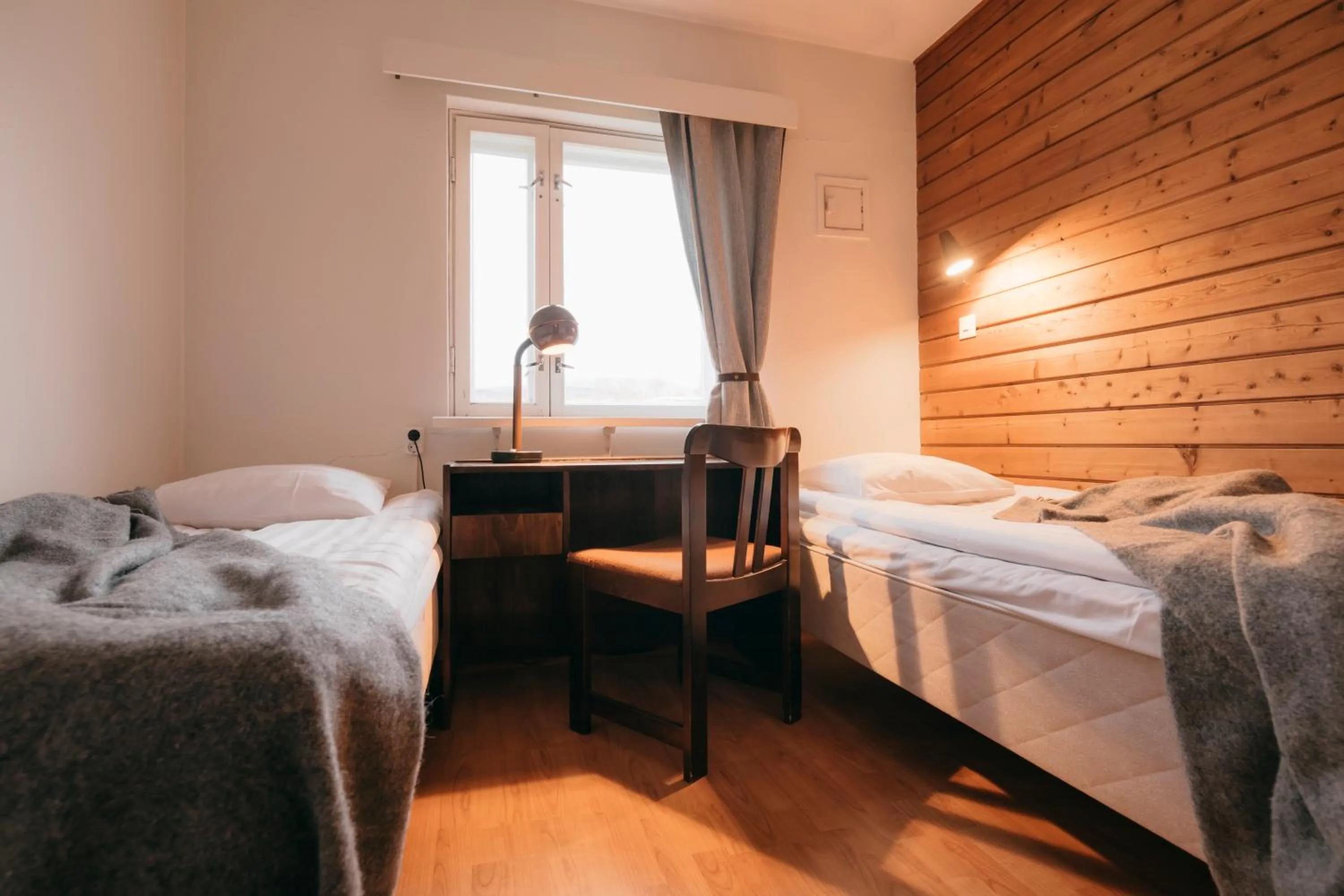 Bed in Lapland Hotels Kilpis