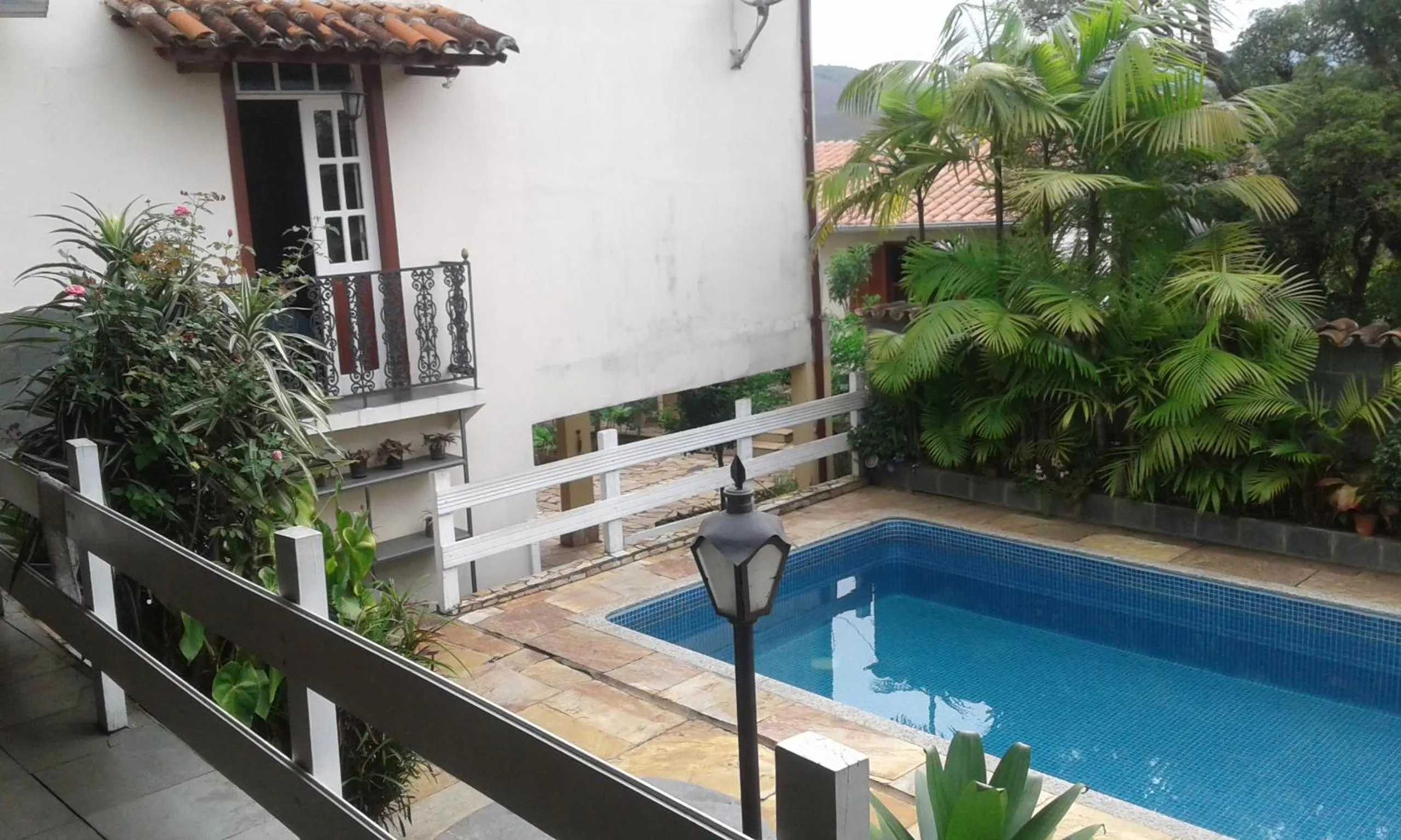 Pool view in Pousada Dona Denis