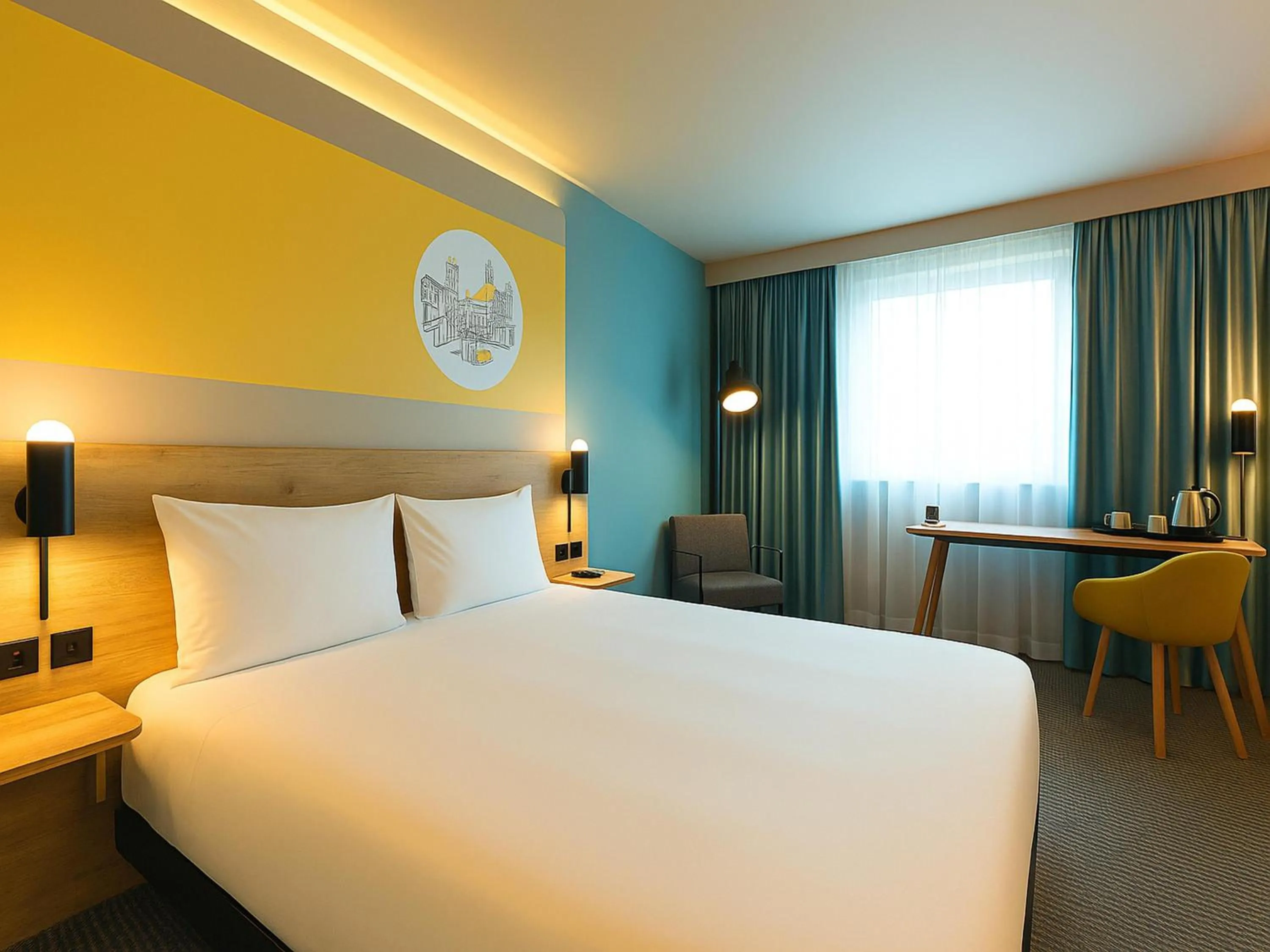 Photo of the whole room, Bed in B&B HOTEL Derby