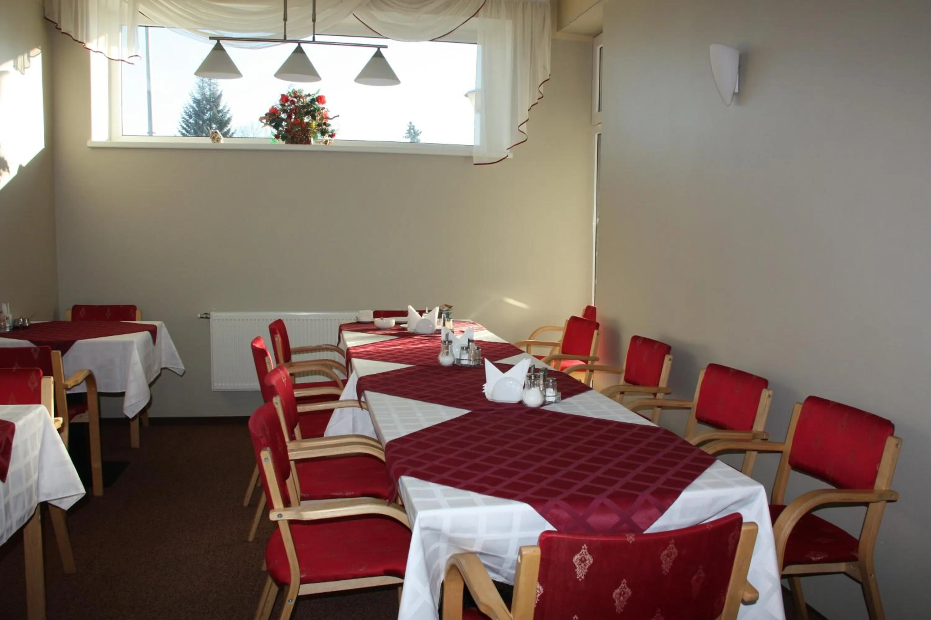 Dining area in Hotel Madona