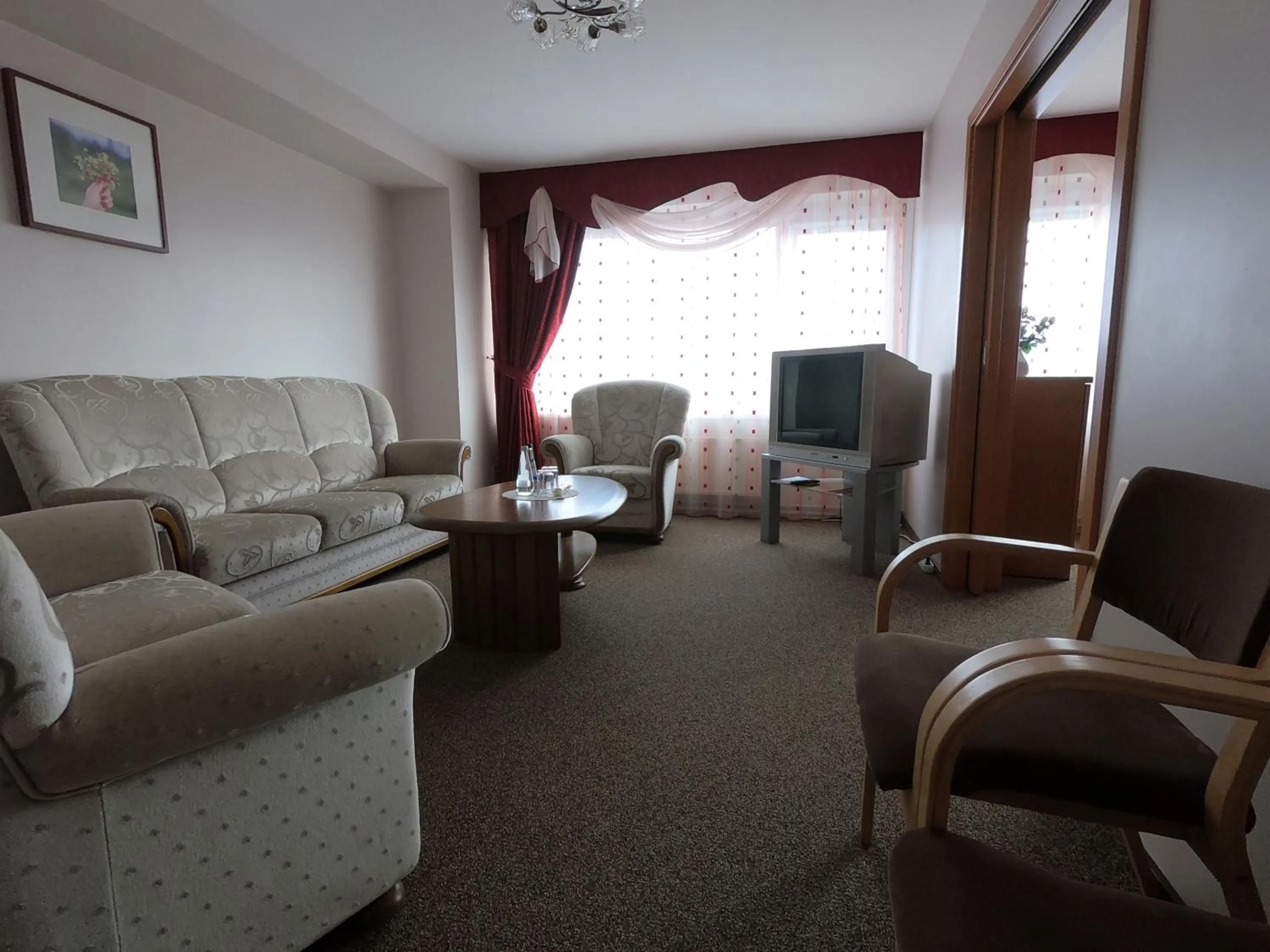 Seating area in Hotel Madona