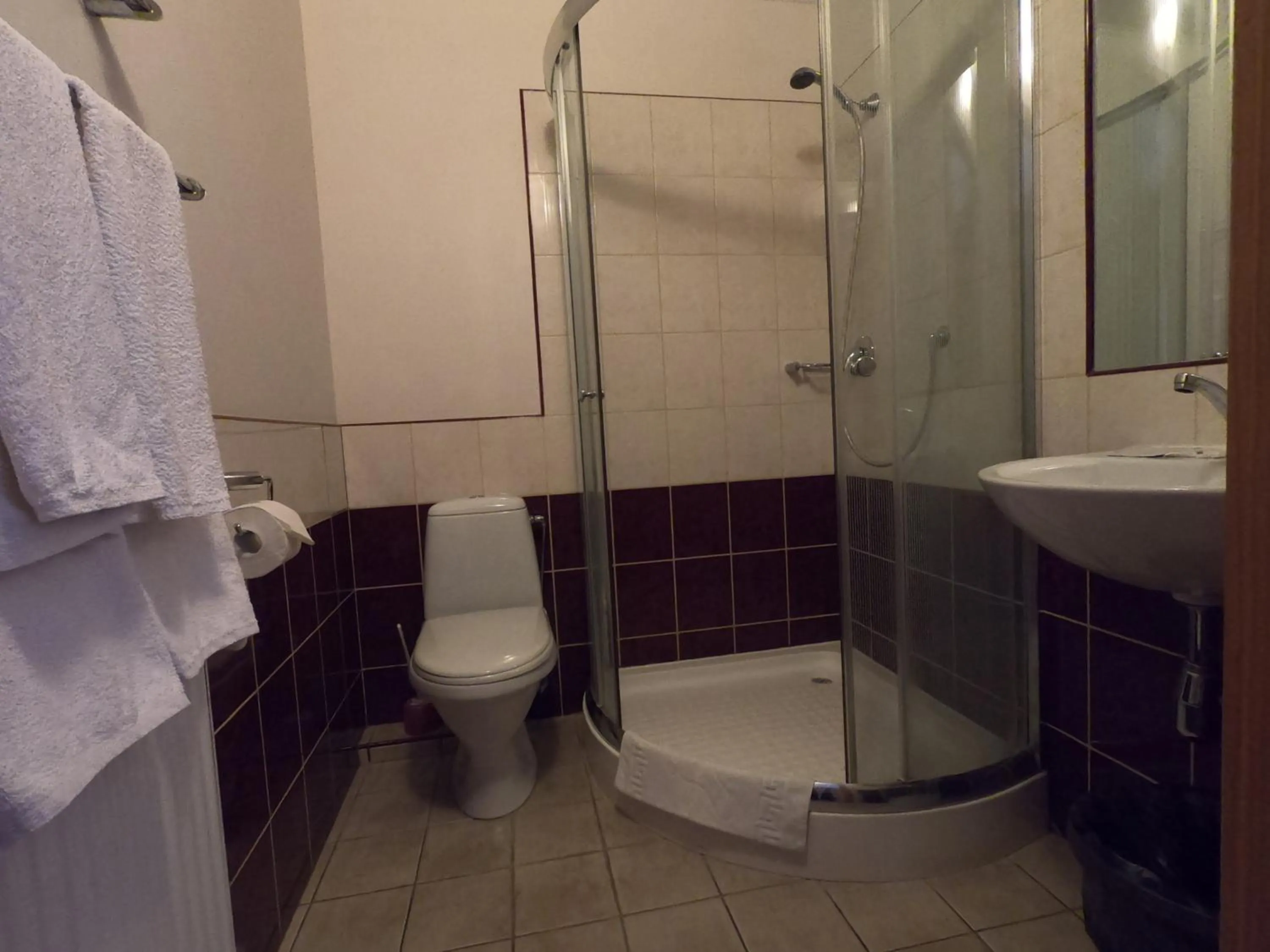 Shower in Hotel Madona