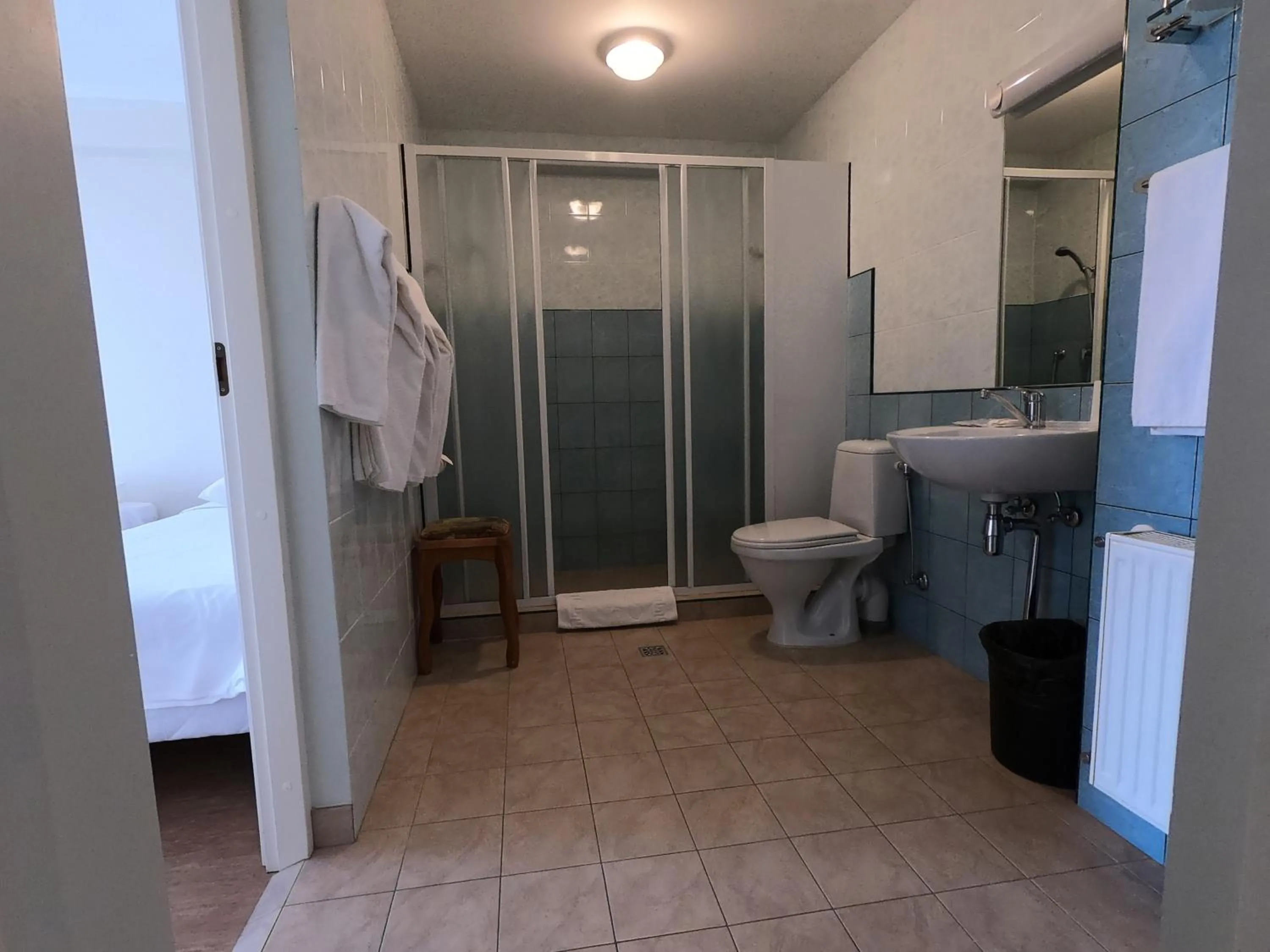 Shower in Hotel Madona