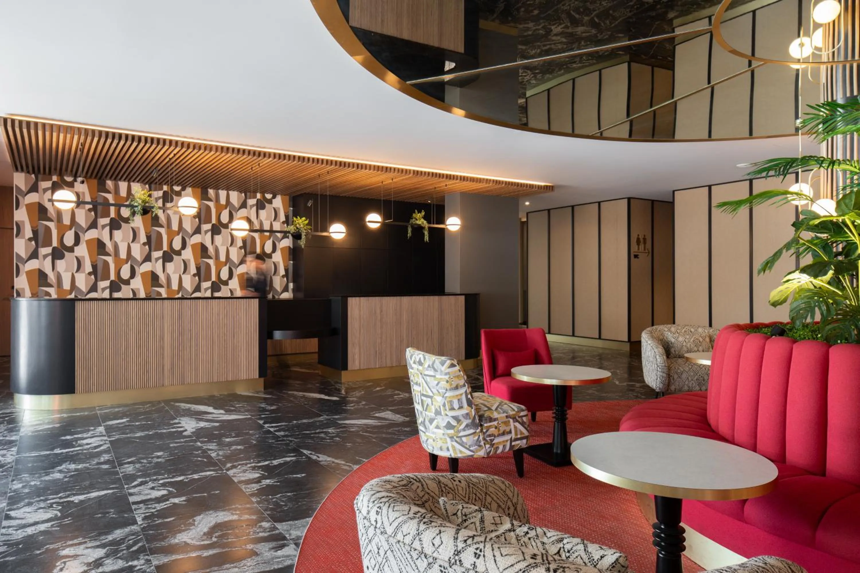 Lobby or reception in Hotel Real del Rio