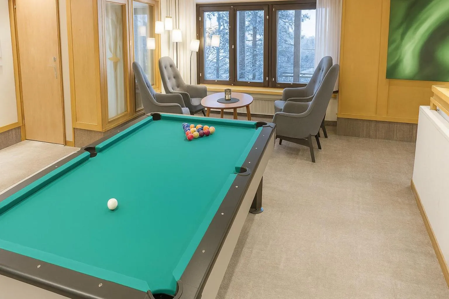 Billiard in Lapland Hotels Hetta