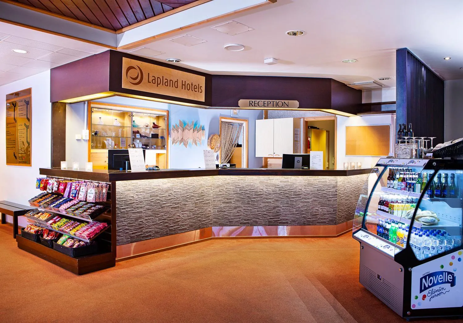 Lobby or reception in Lapland Hotels Riekonlinna