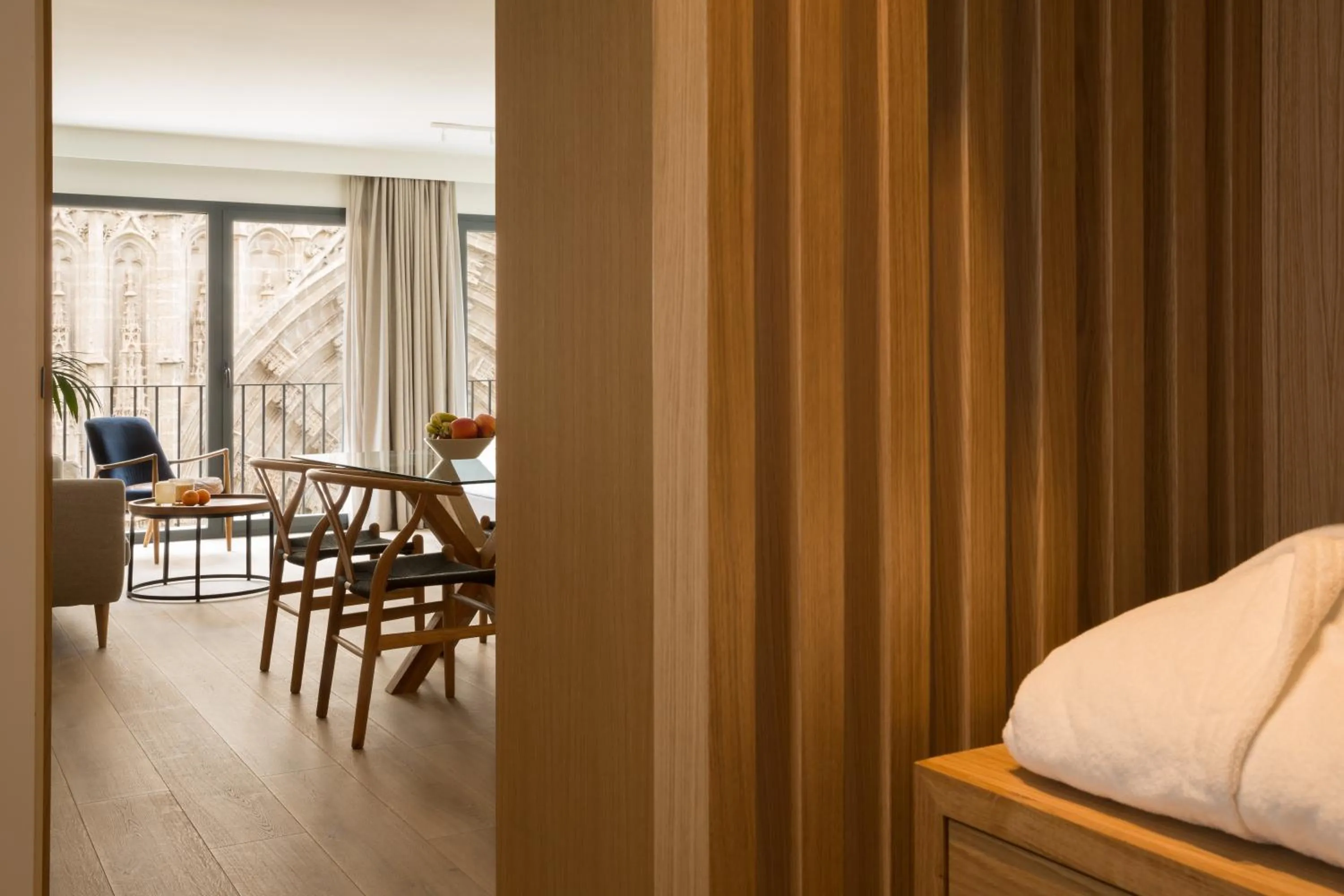 Living room in Puerta Catedral Suites