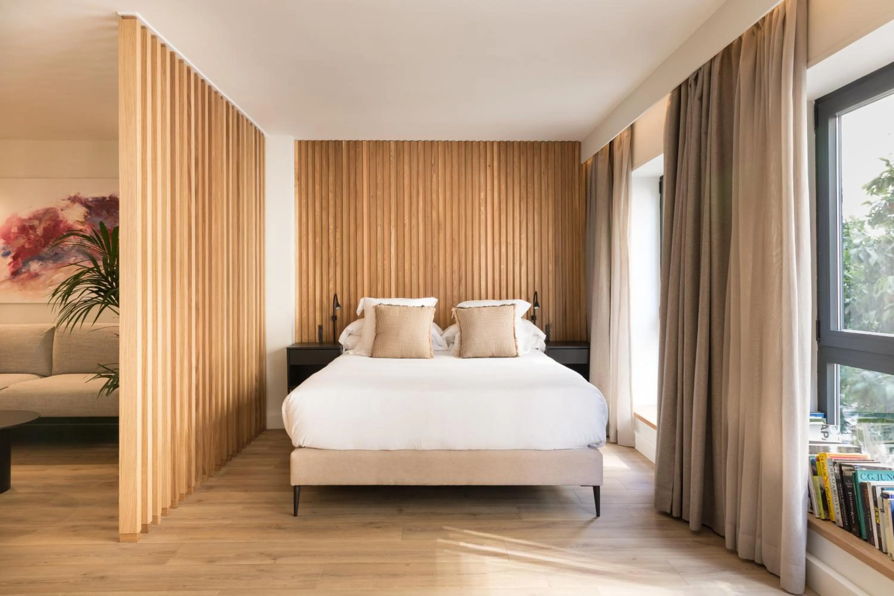 Bed in Puerta Catedral Suites