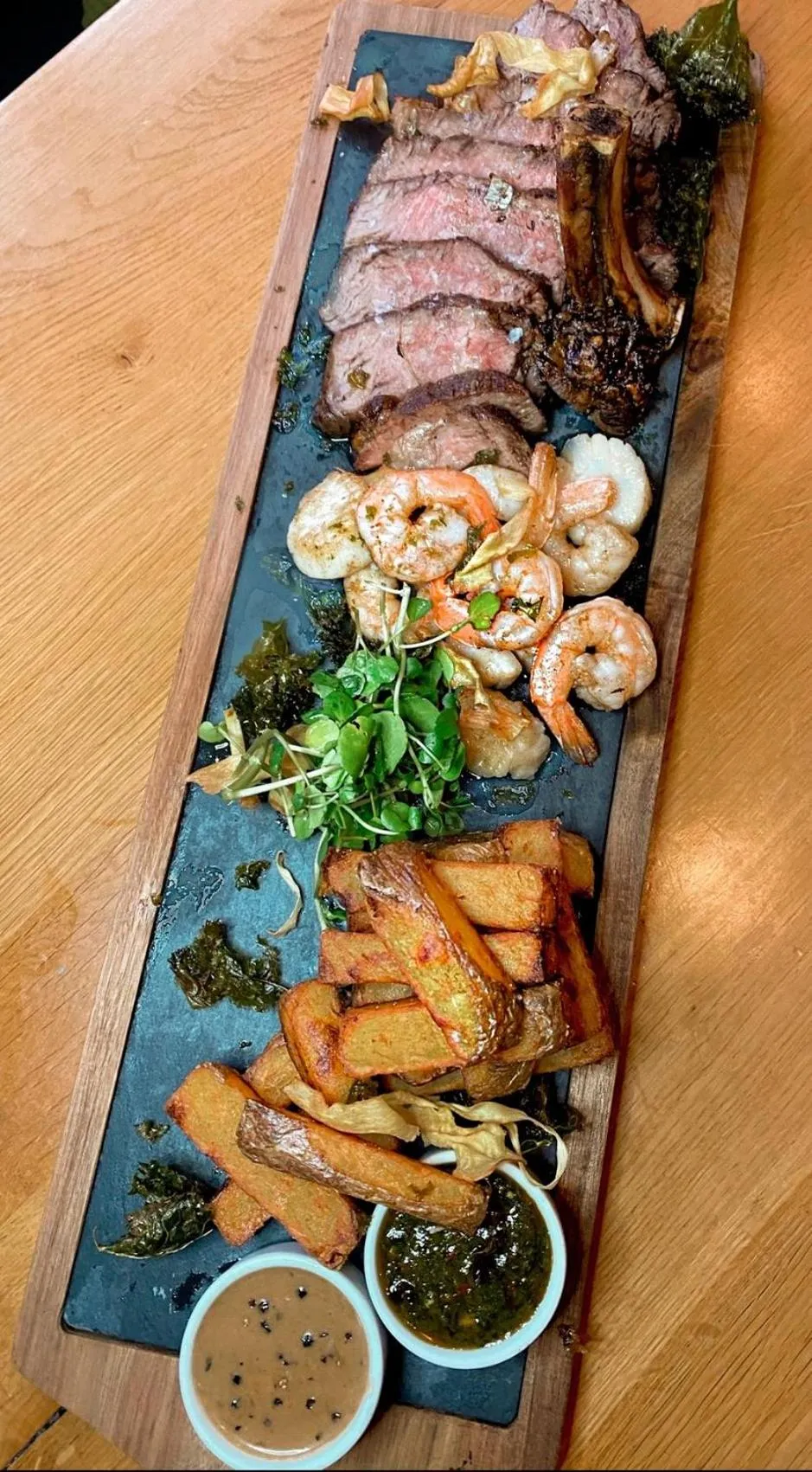 Dining area in The Knife & Cleaver