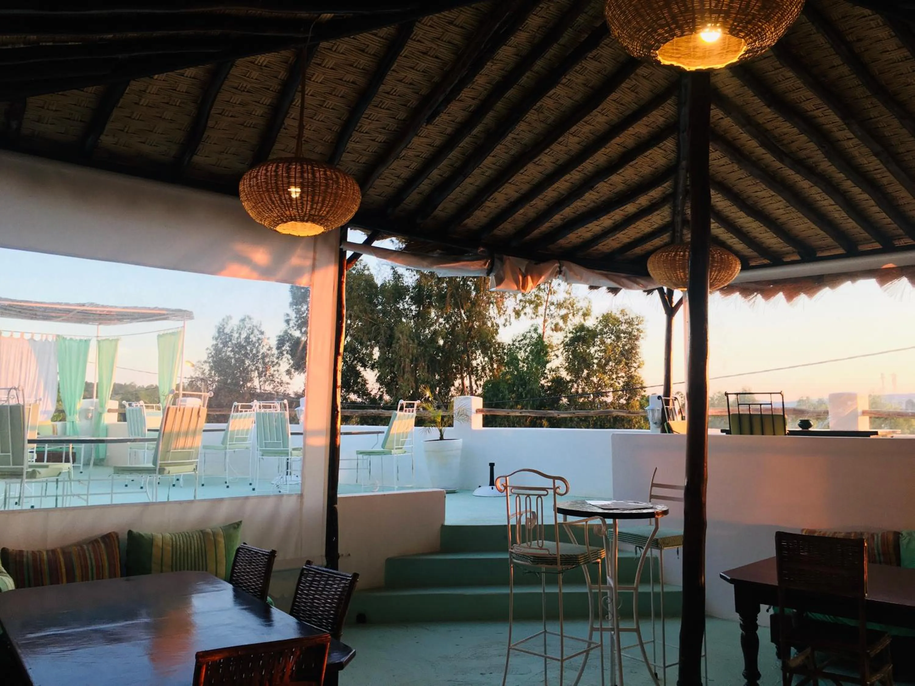 Patio in Maison d'hotes Berbari