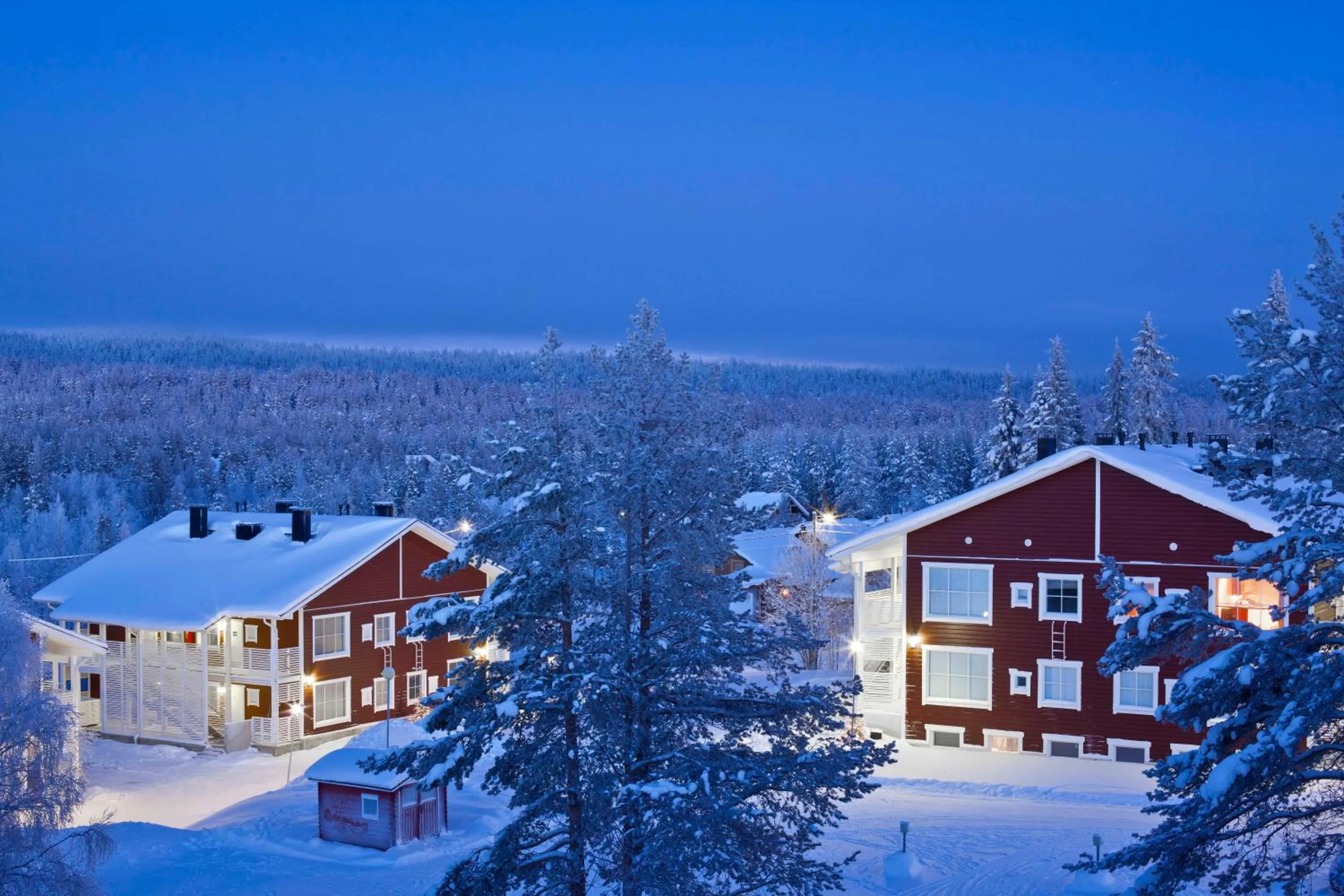 Property building in Lapland Hotels Äkäshotelli