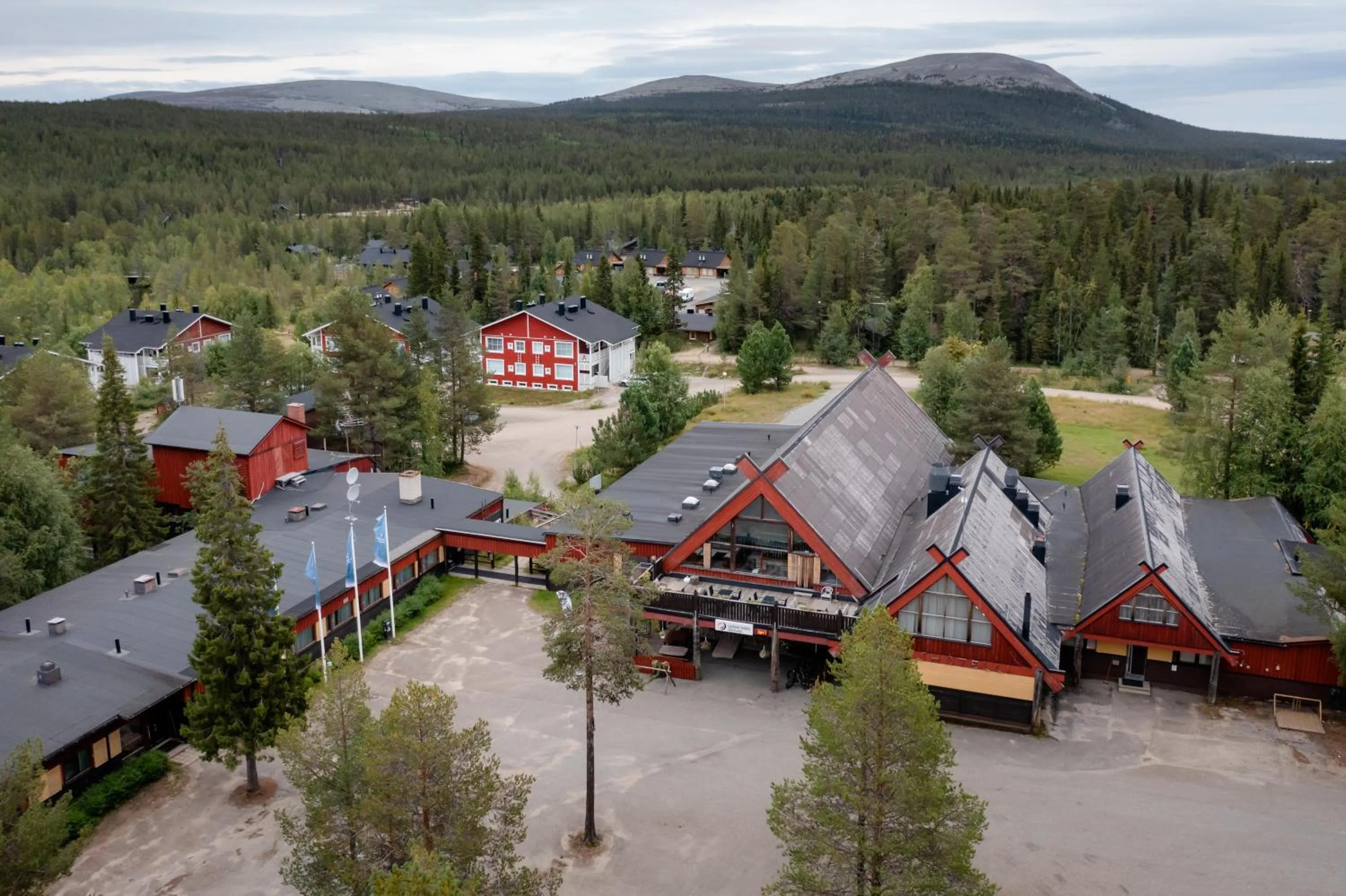 Property building in Lapland Hotels Äkäshotelli