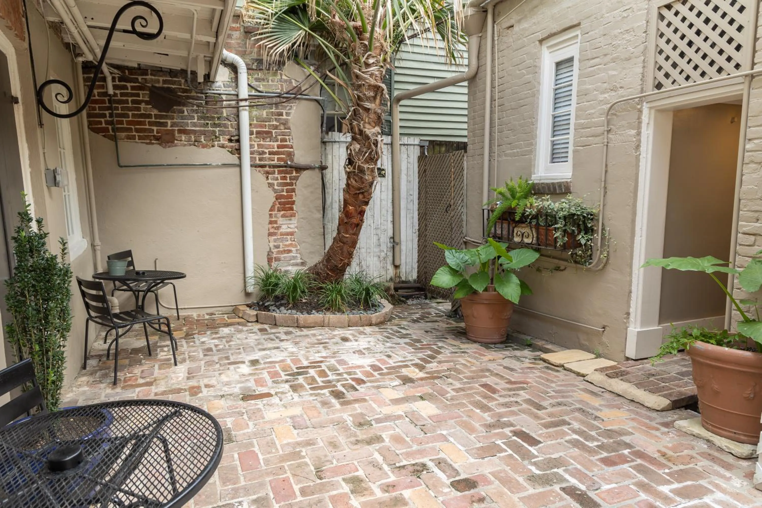 Inner courtyard view in Inn on Ursulines, a French Quarter Guest Houses Property