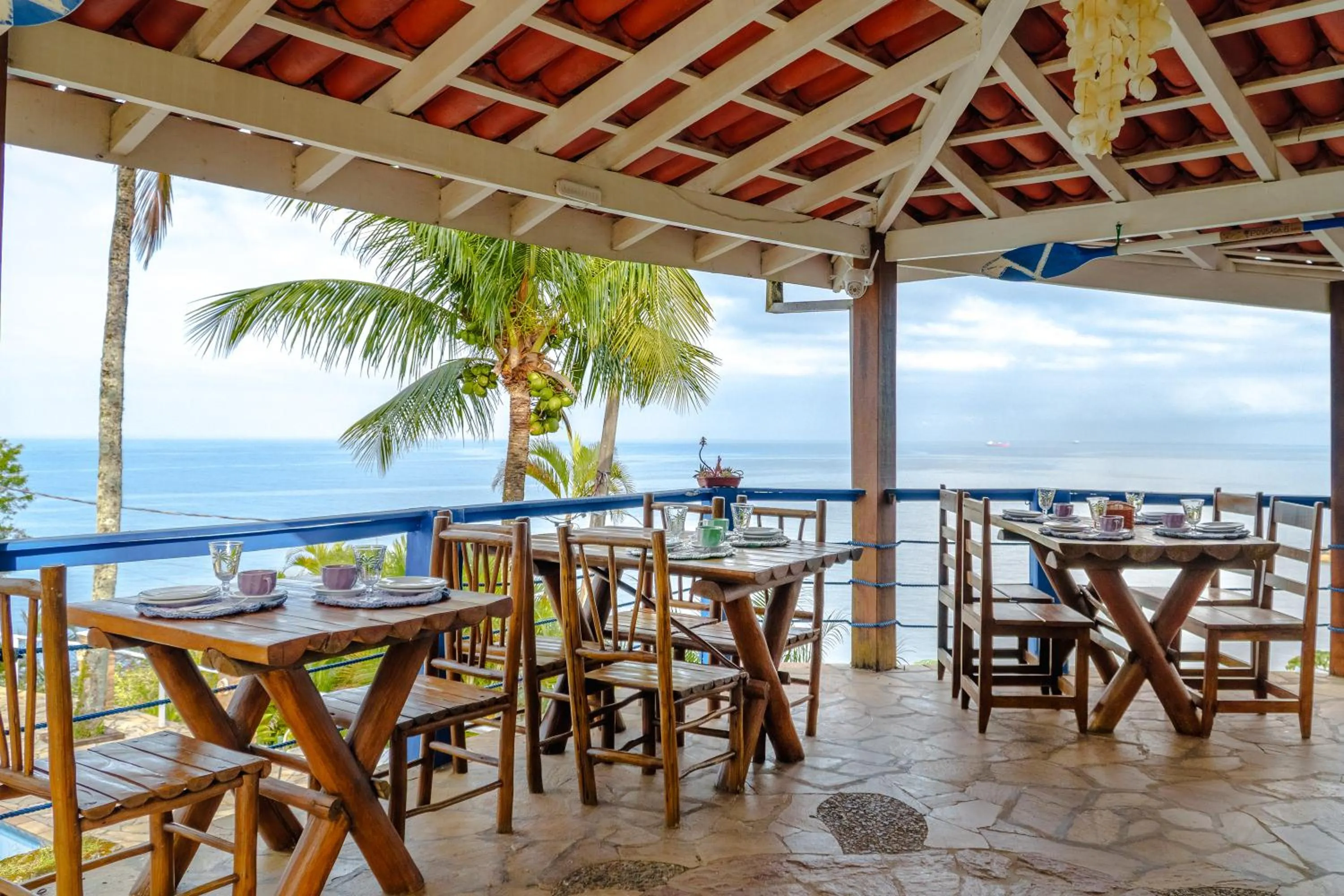 Patio in VELINN Pousada 8 Ilhas