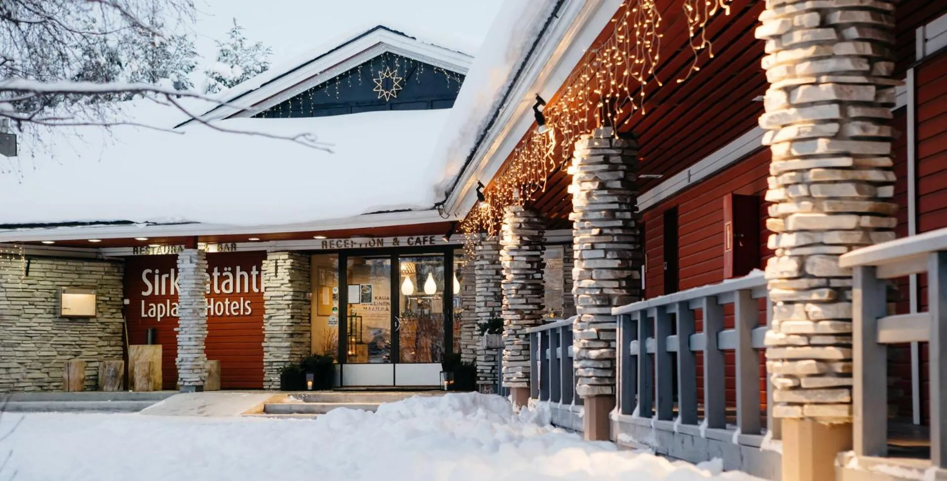 Property building in Lapland Hotels Sirkantähti