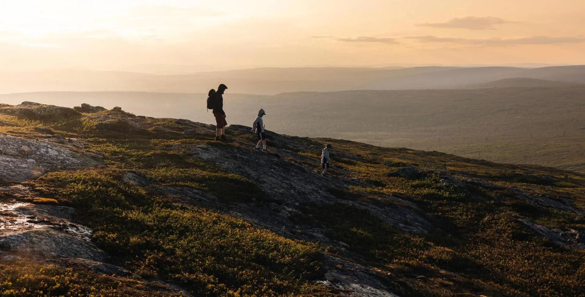 Natural landscape in Lapland Hotels Sirkantähti
