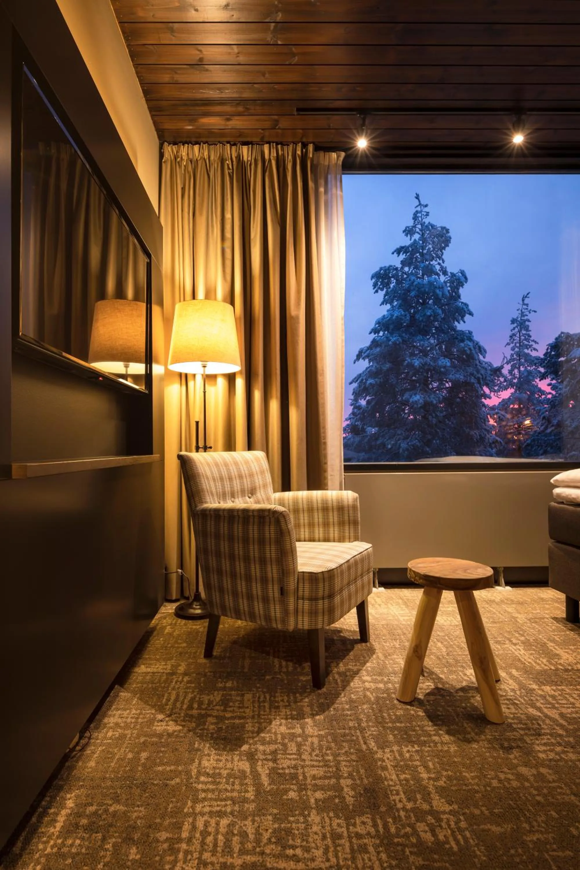 Seating area in Lapland Hotels Sky Ounasvaara