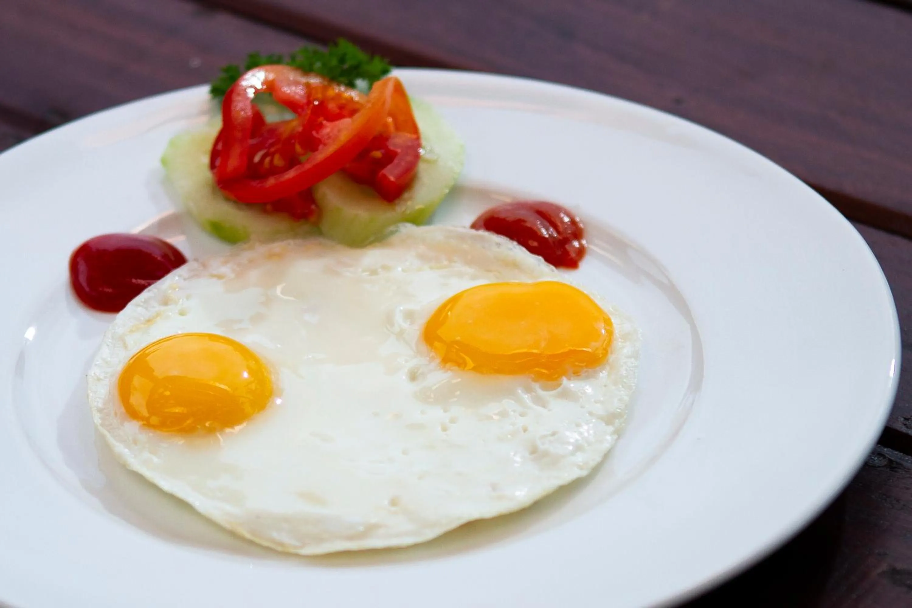 American breakfast in Pondok Ayu shanti