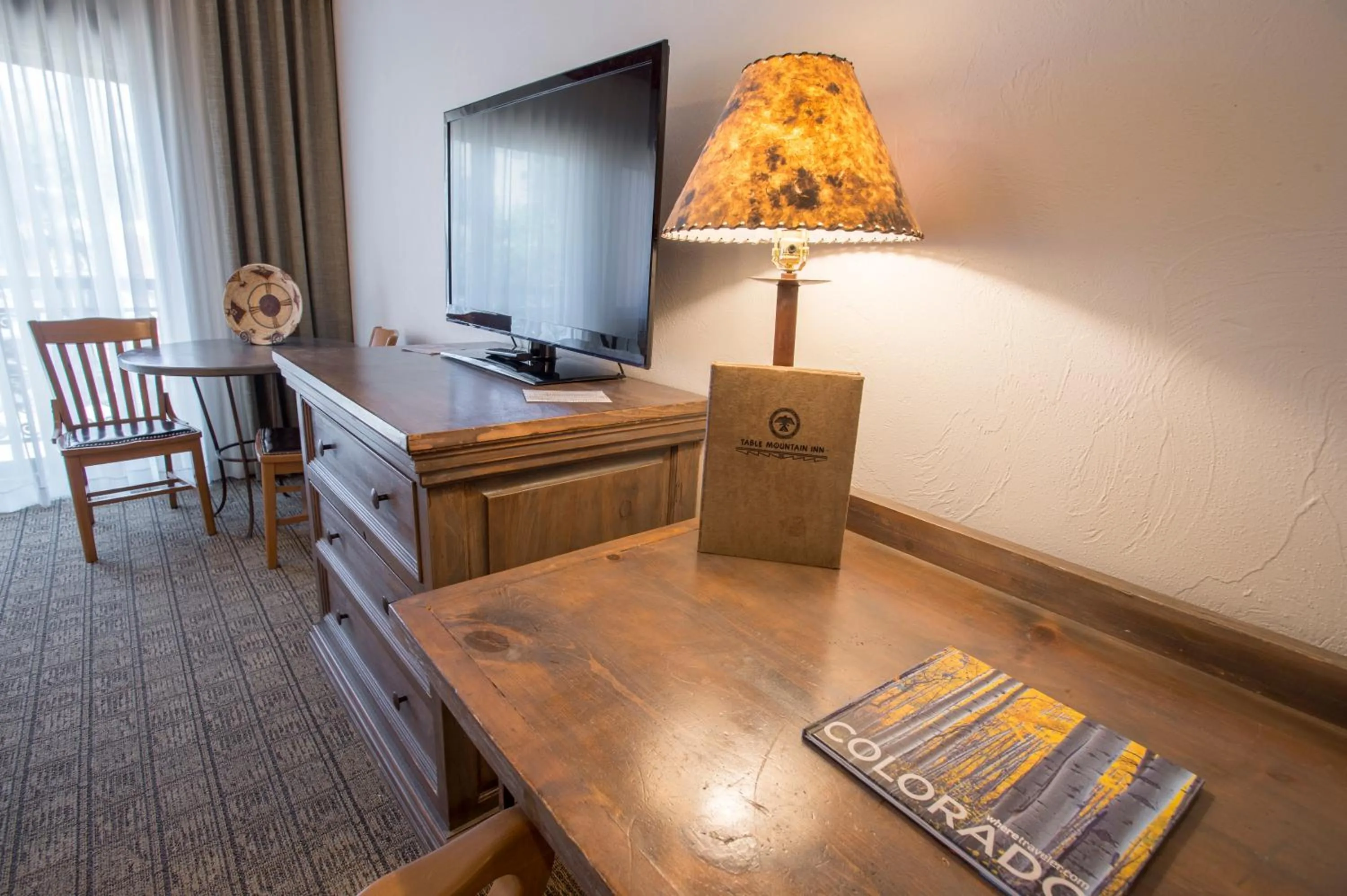 Seating area in Table Mountain Inn