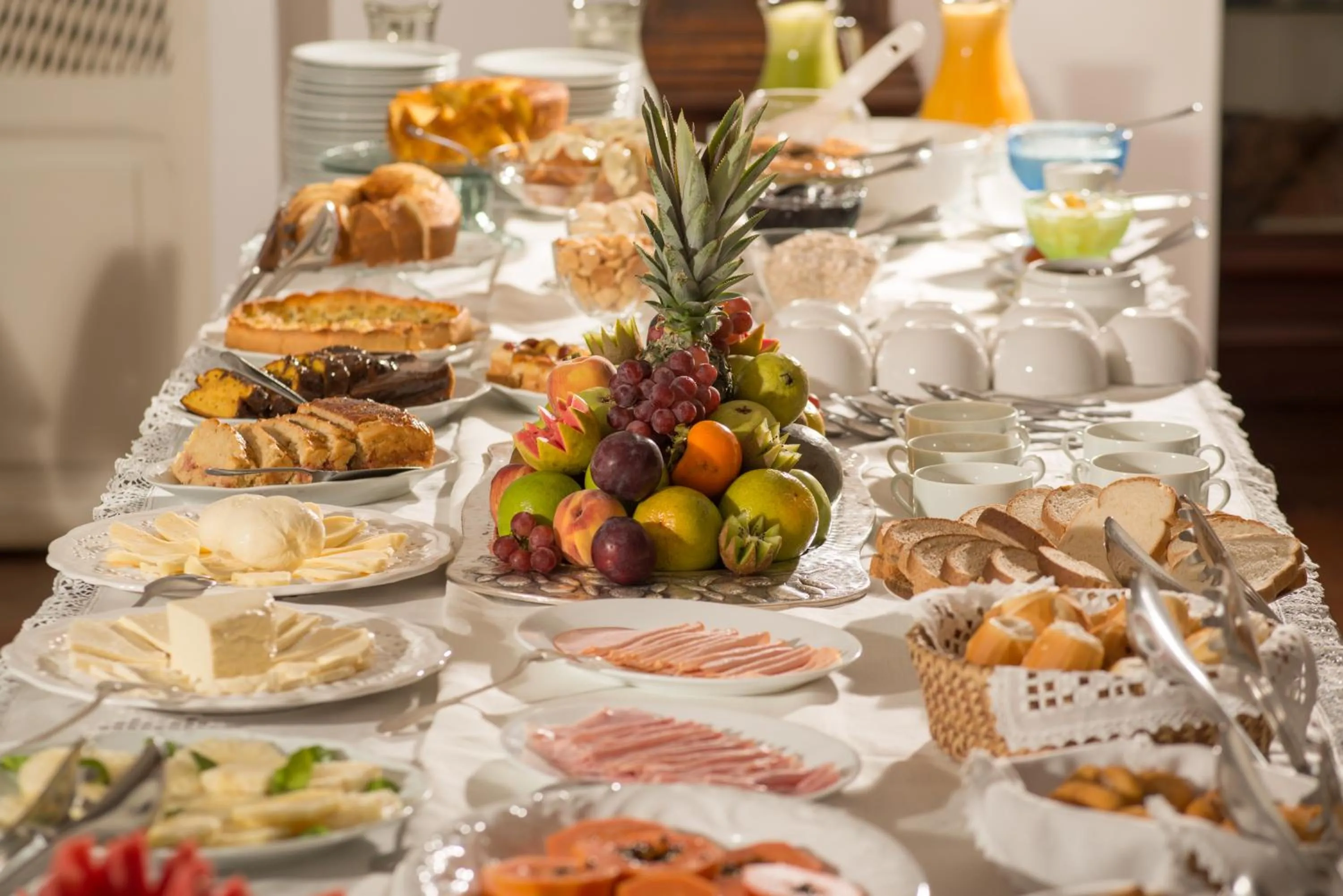 Buffet breakfast in Pousada do Douro