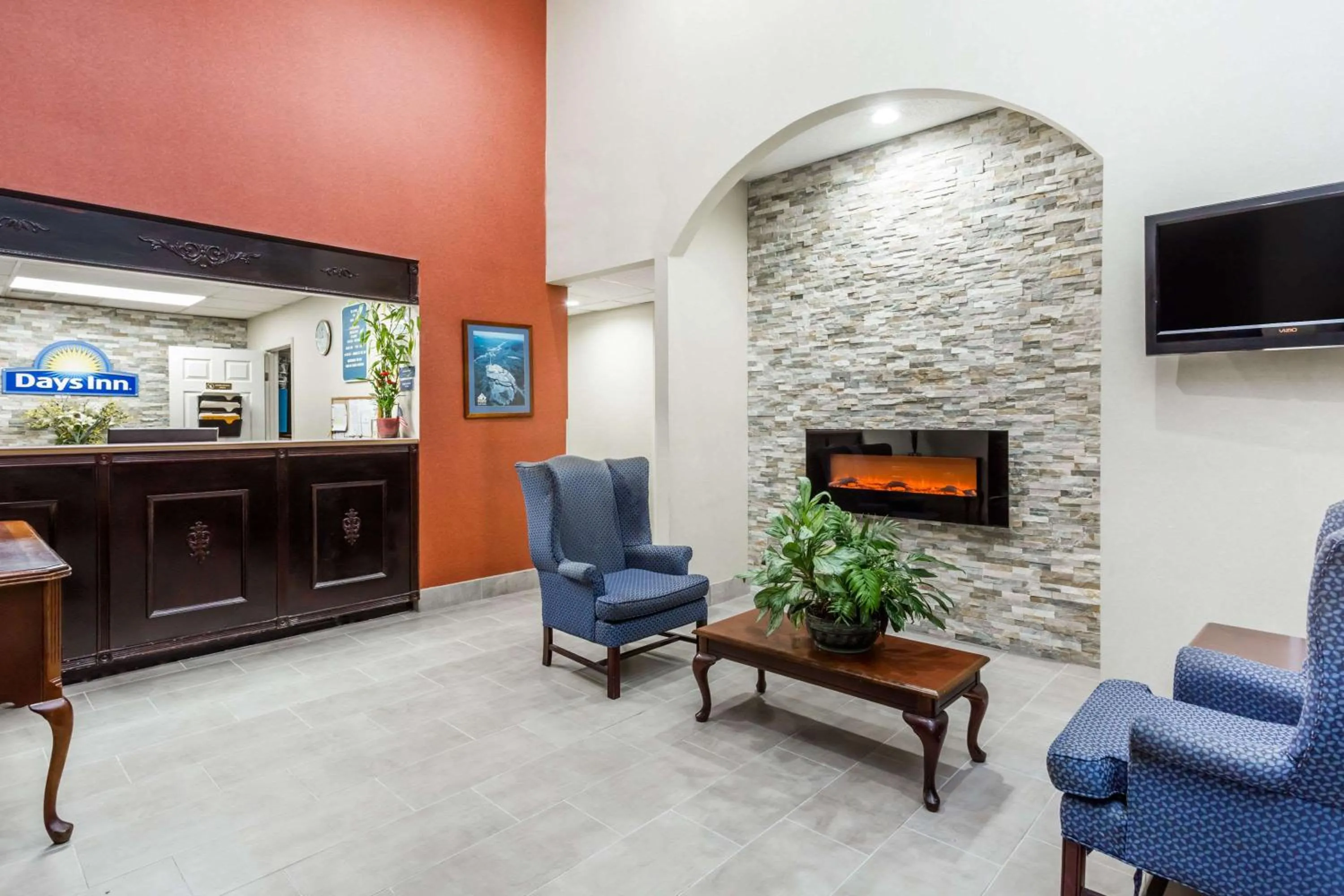 Lobby or reception in Days Inn by Wyndham Hendersonville