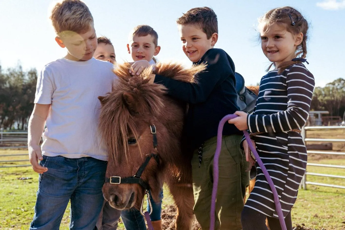 children in Hunter Valley Resort, Hunter Farm Adventure Centre & 4 Pines at the Farm