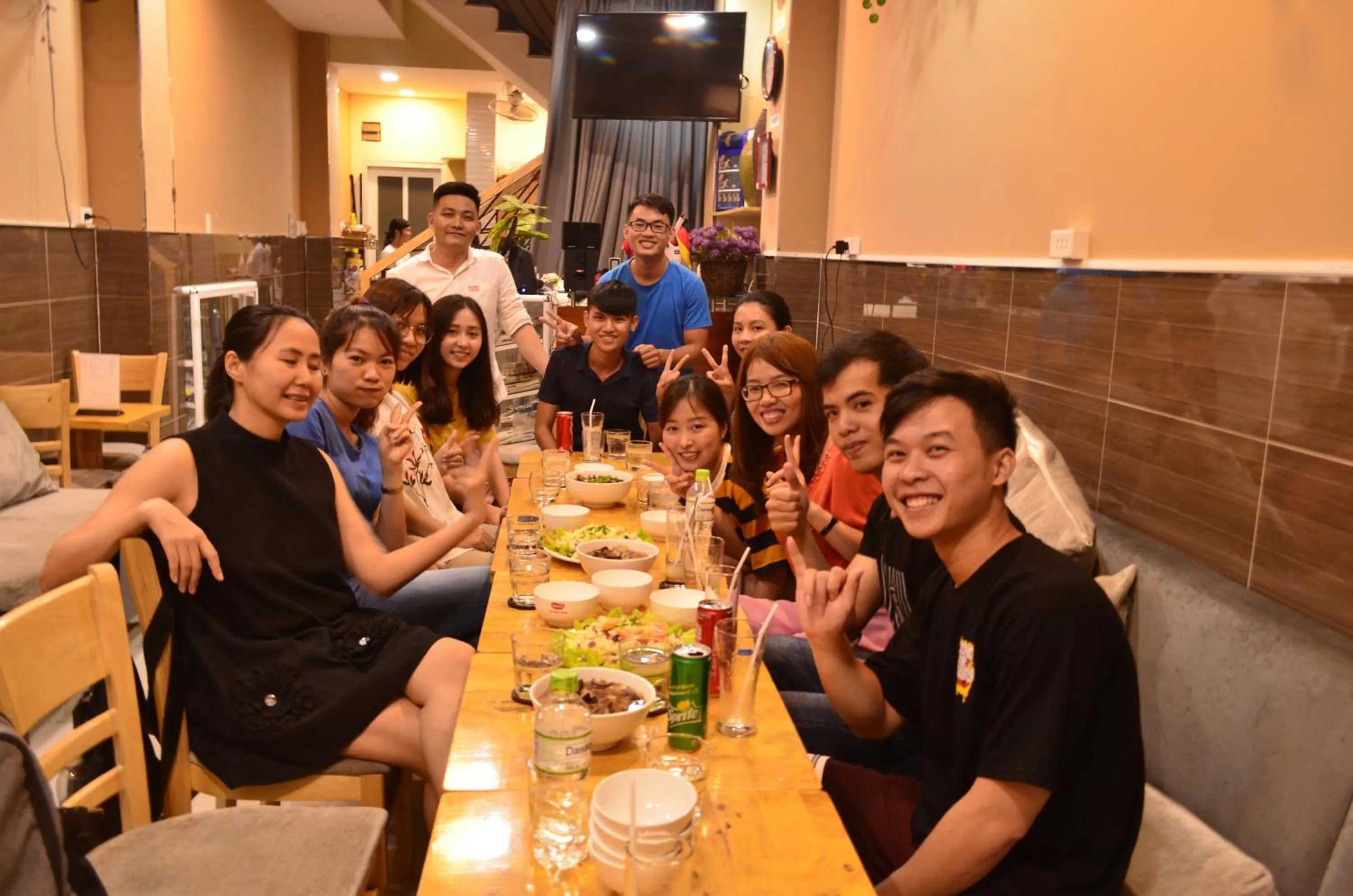 People in Language Exchange Hostel 1