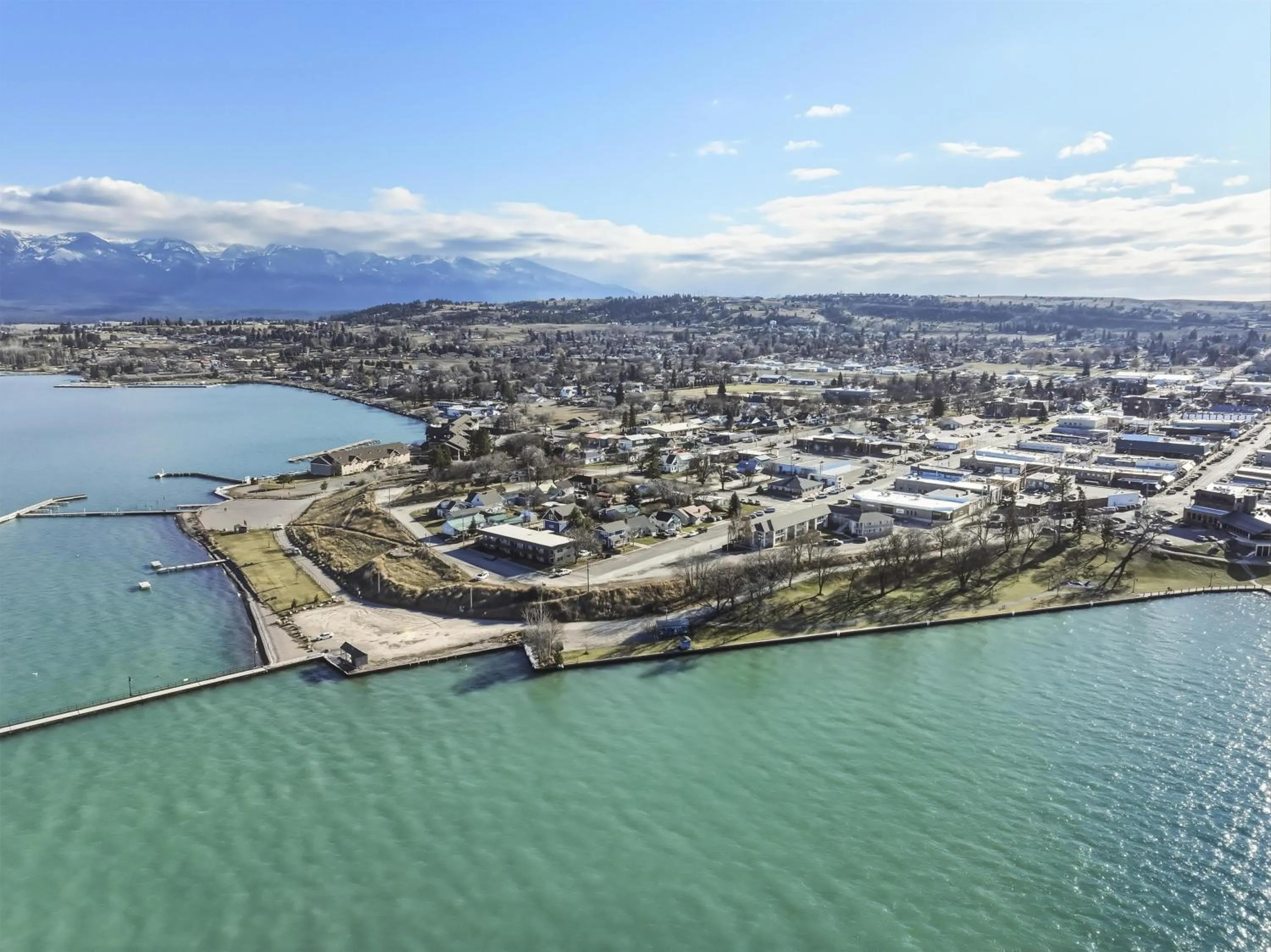 Property building in Americas Best Value Inn Polson