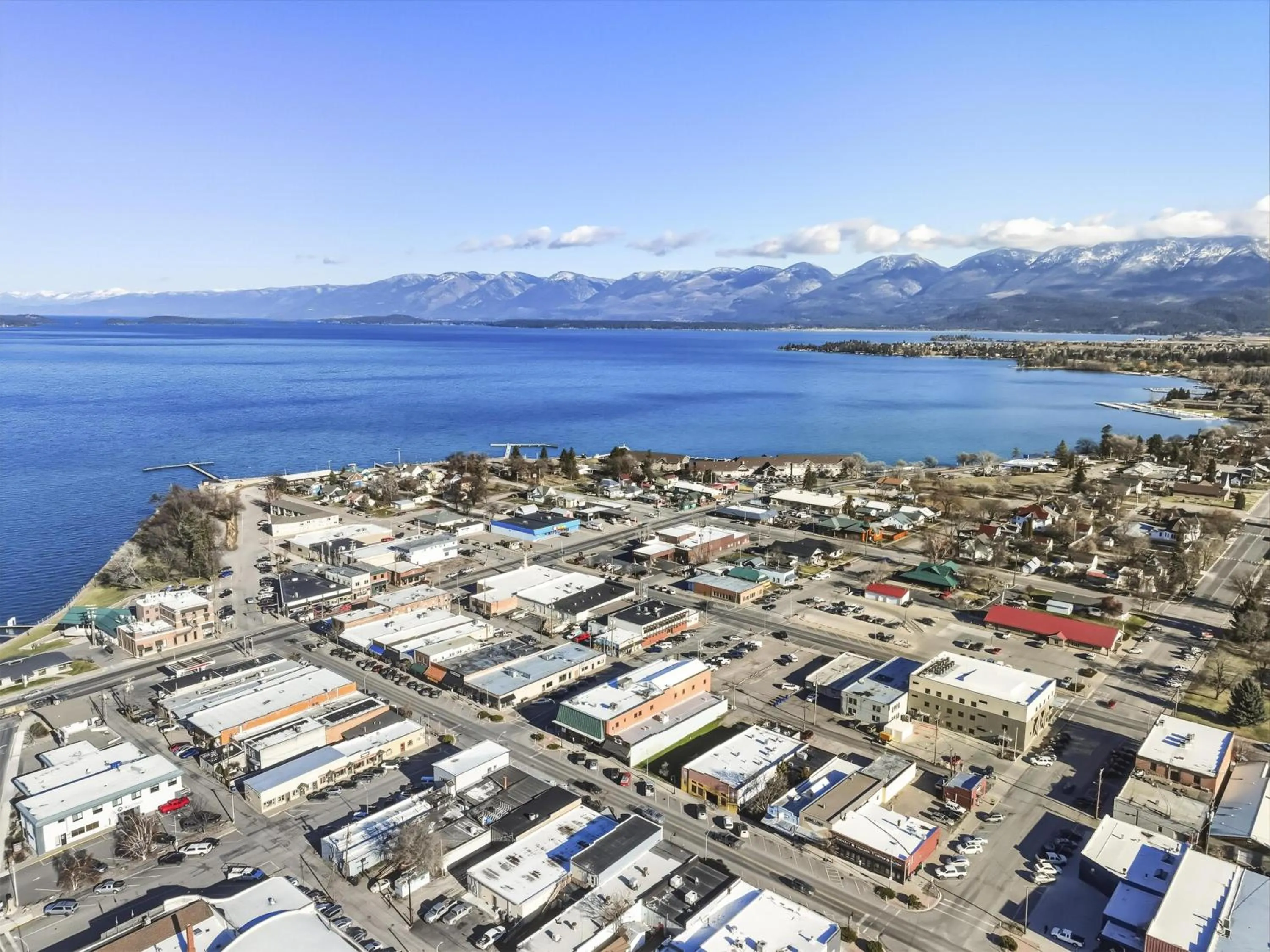 Property building in Americas Best Value Inn Polson